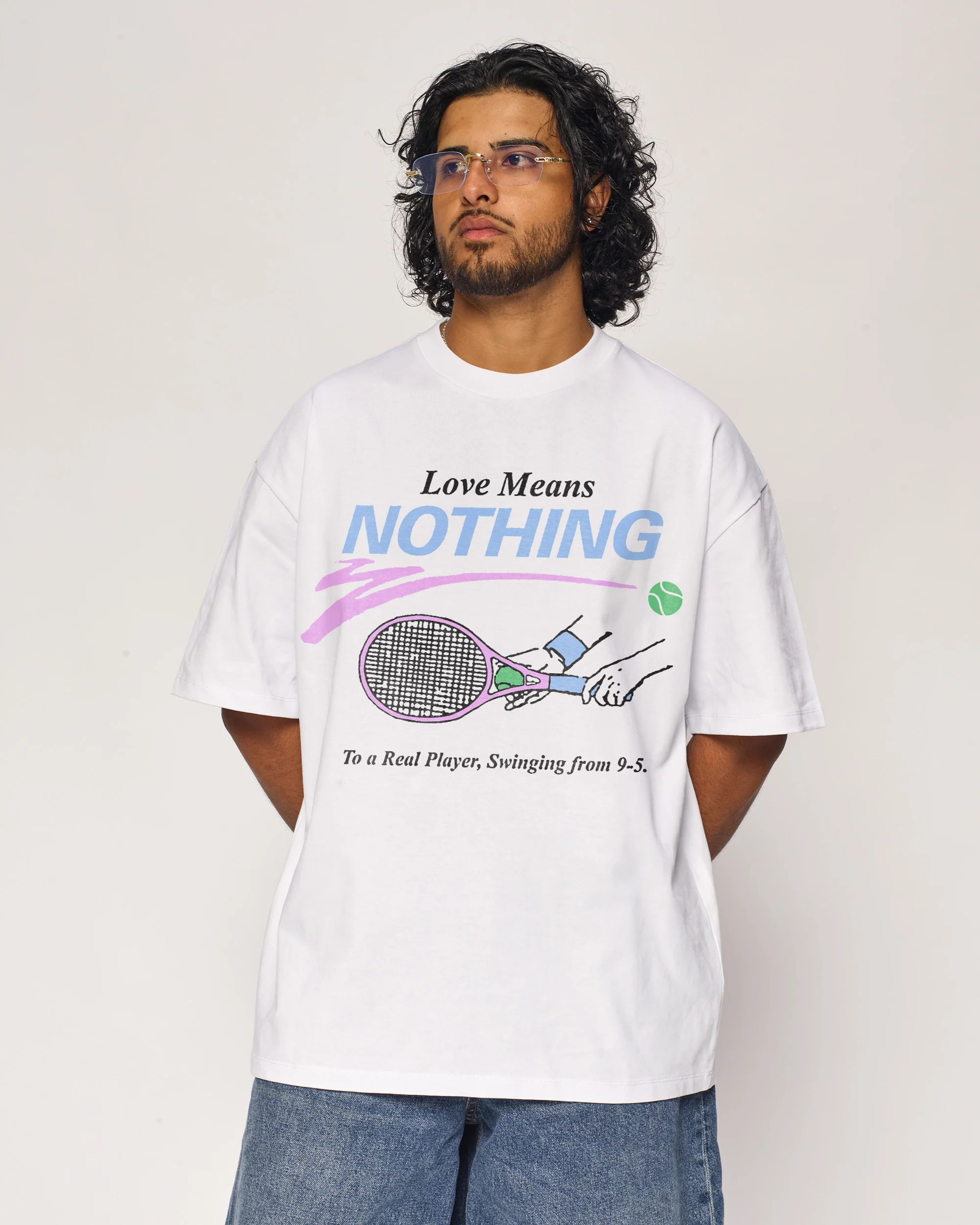 Keep Swinging Oversized Tee