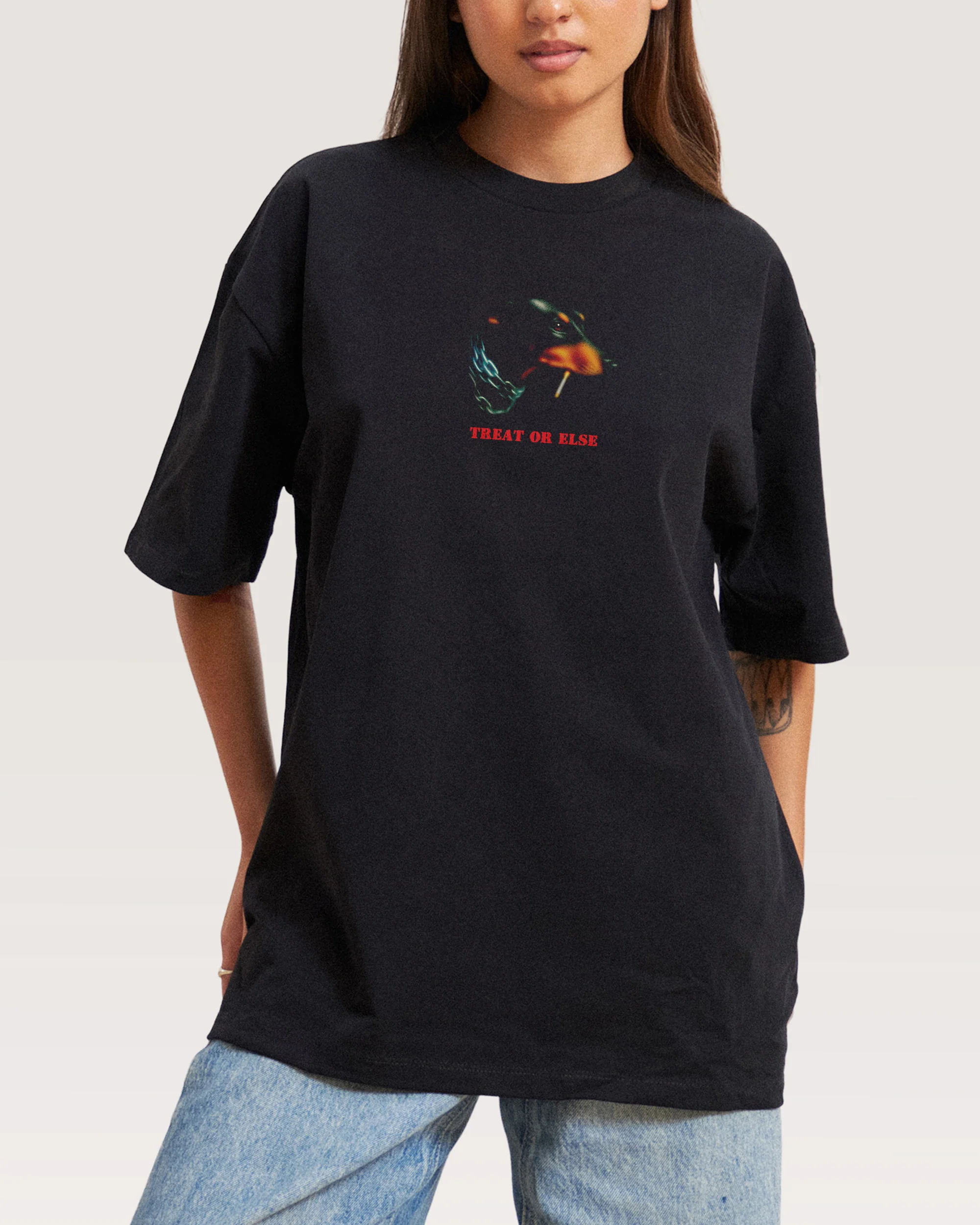 Treat or Else Oversized Tee