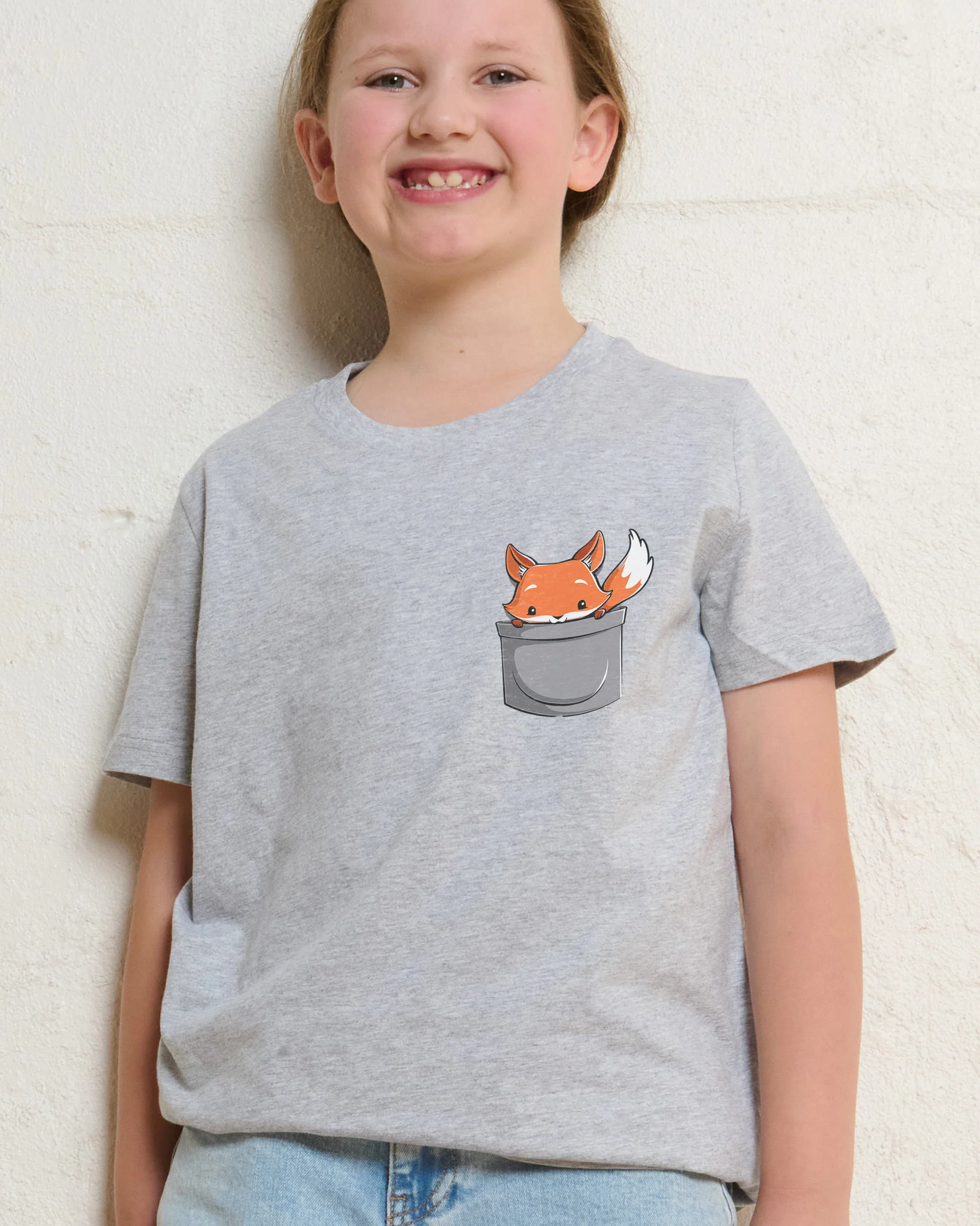 Pocket Fox Kids T-Shirt