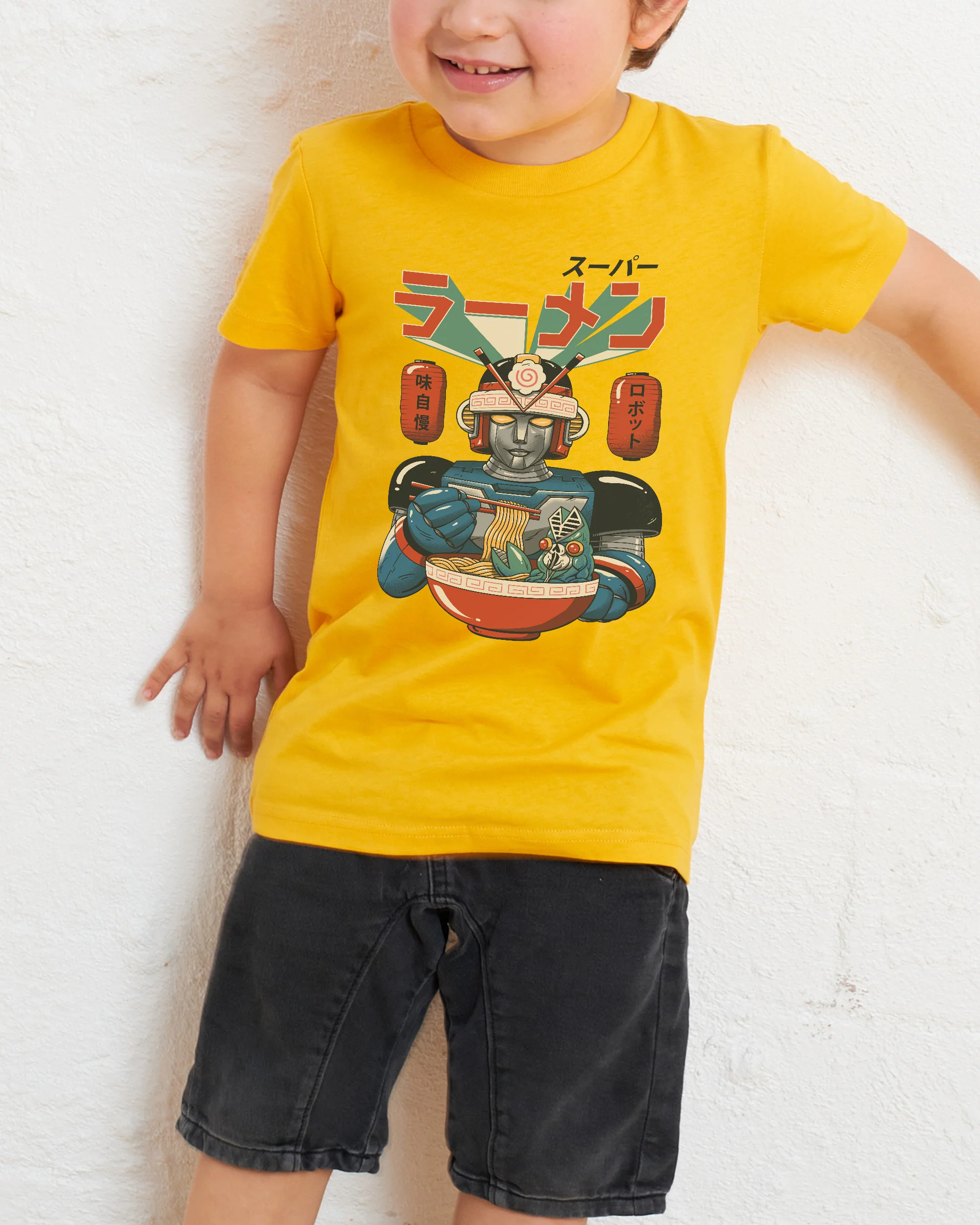 Super Ramen Bot Kids T-Shirt