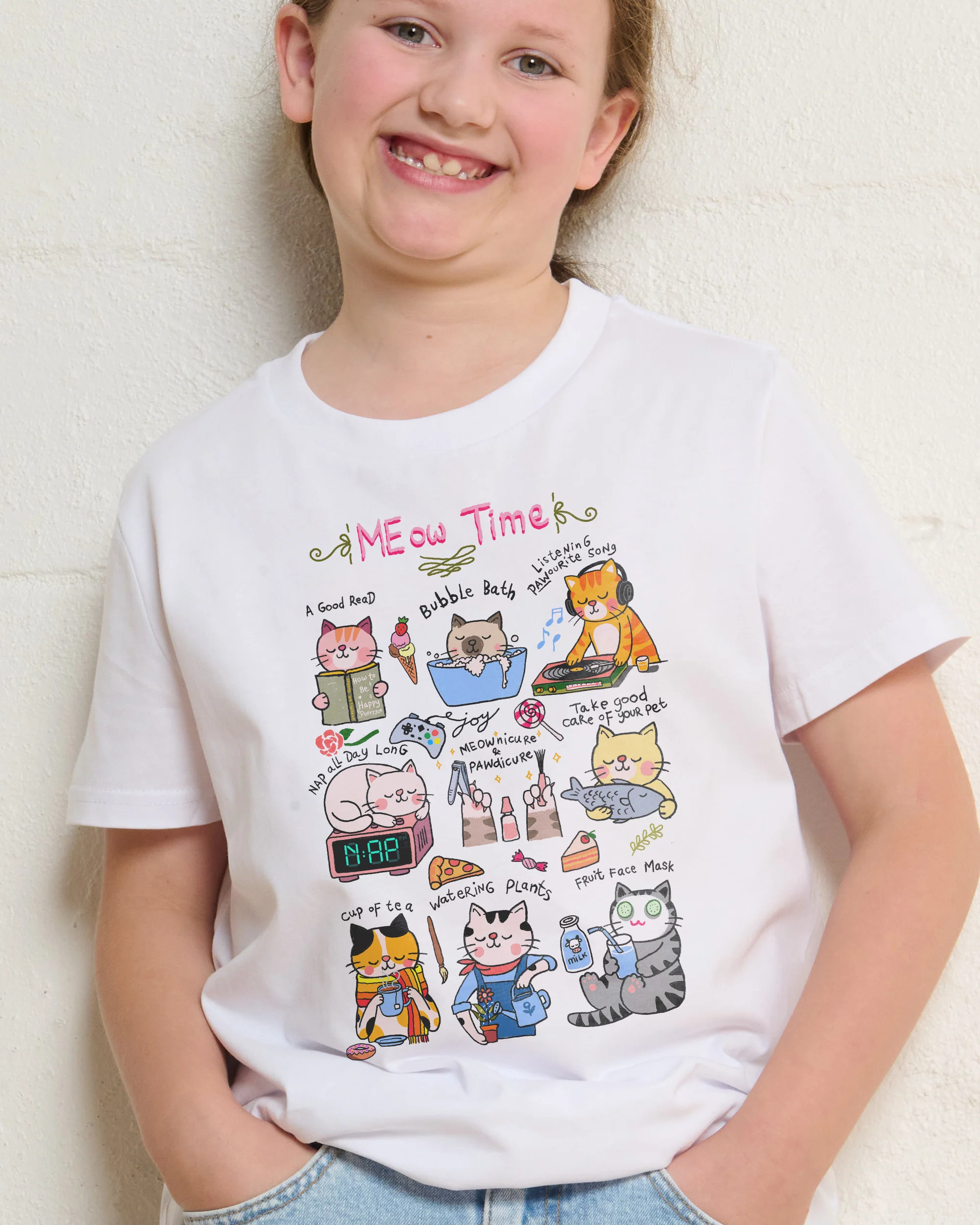 Meow Time Kids T-Shirt