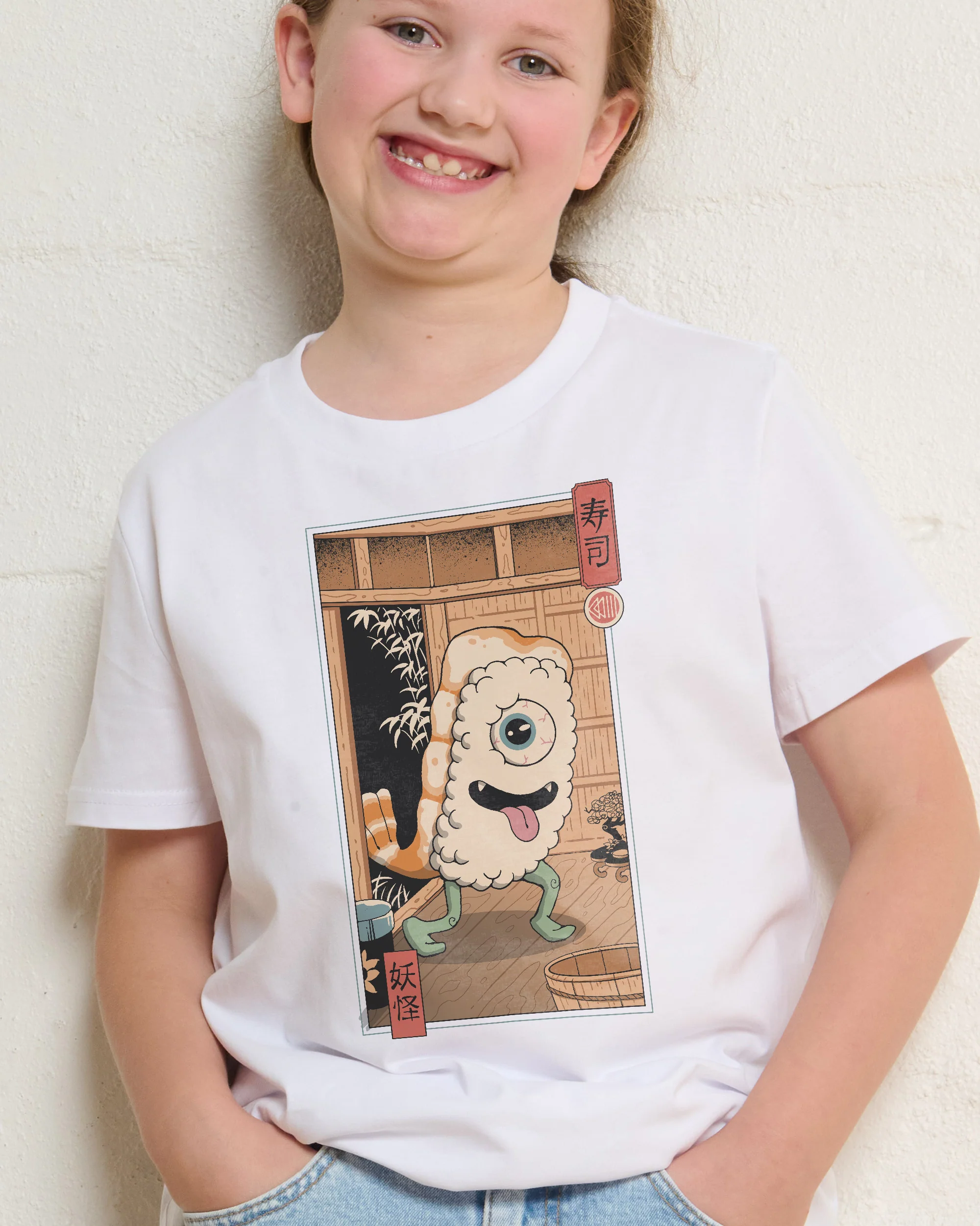 Yokai Sushi in Edo Kids T-Shirt
