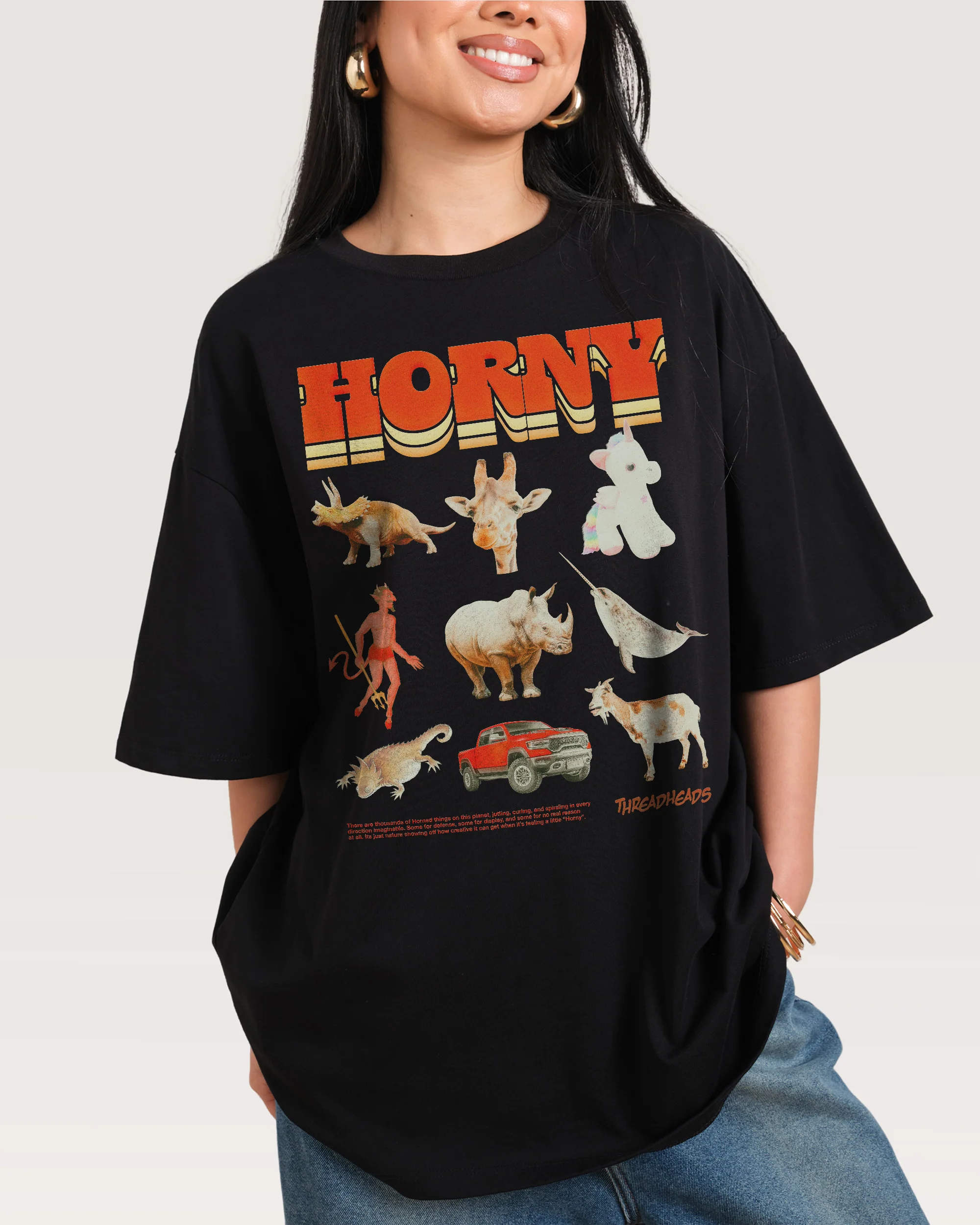 Horny Things Oversized Tee