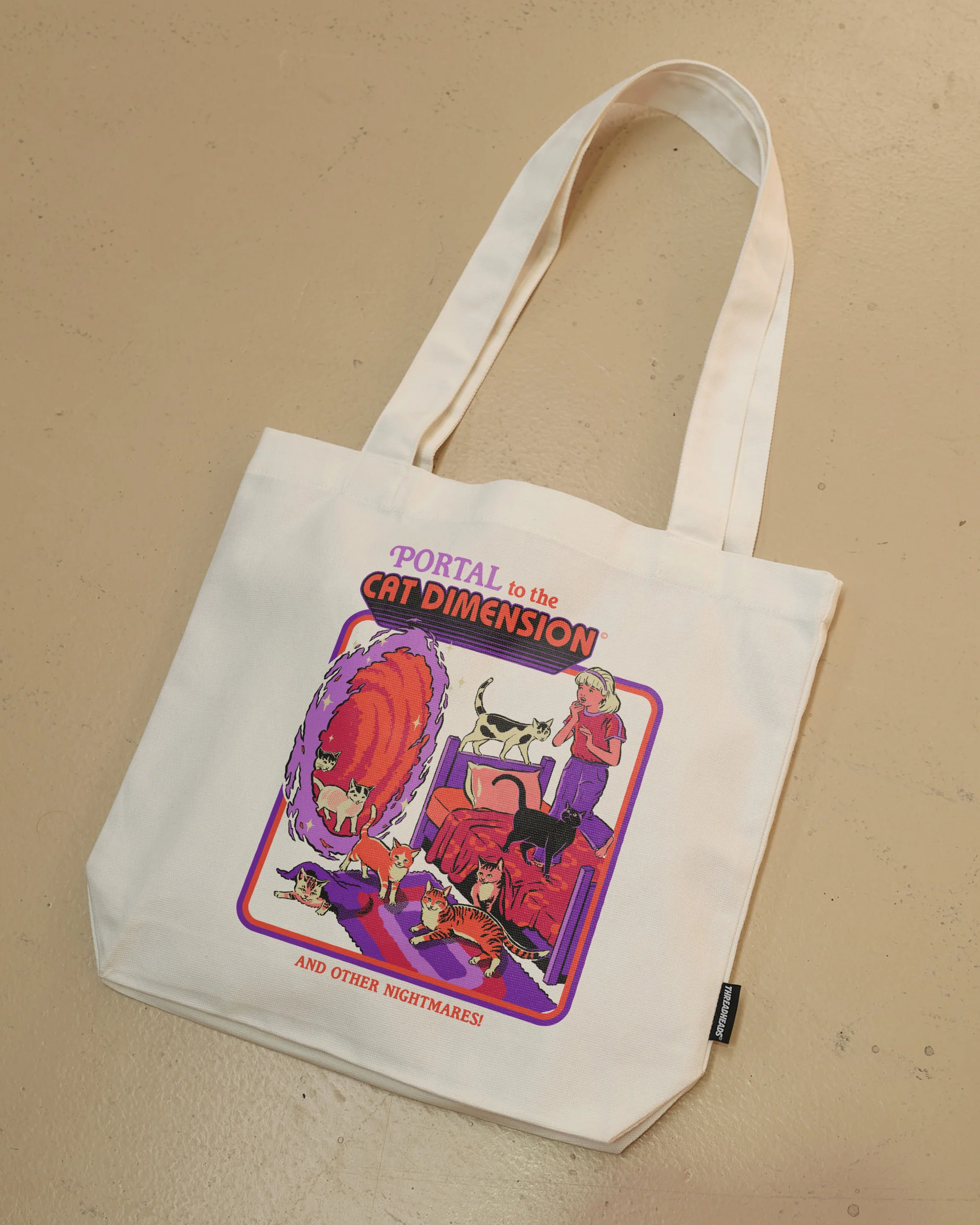 The Cat Dimension Tote Bag