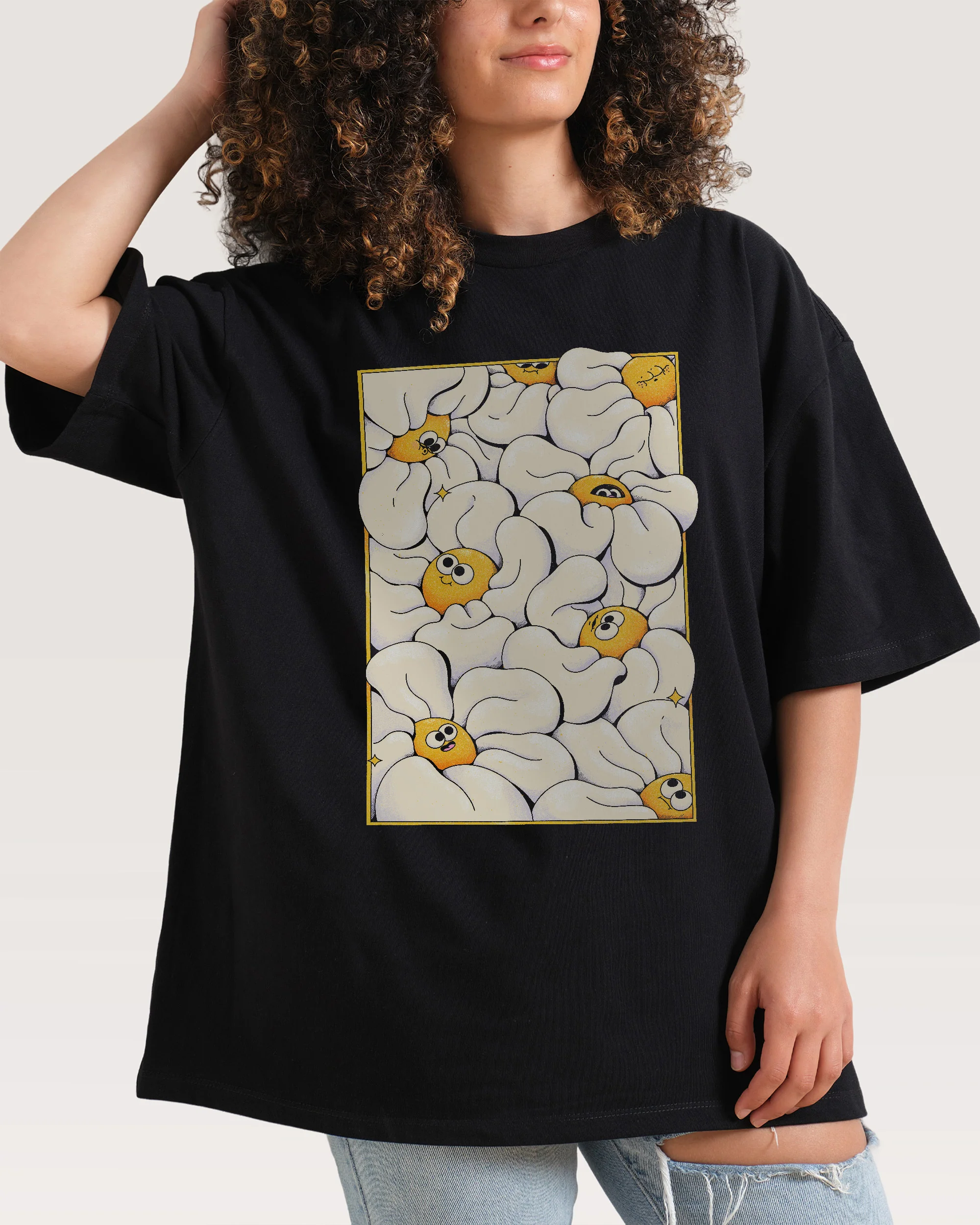 Among the Daisies Oversized Tee