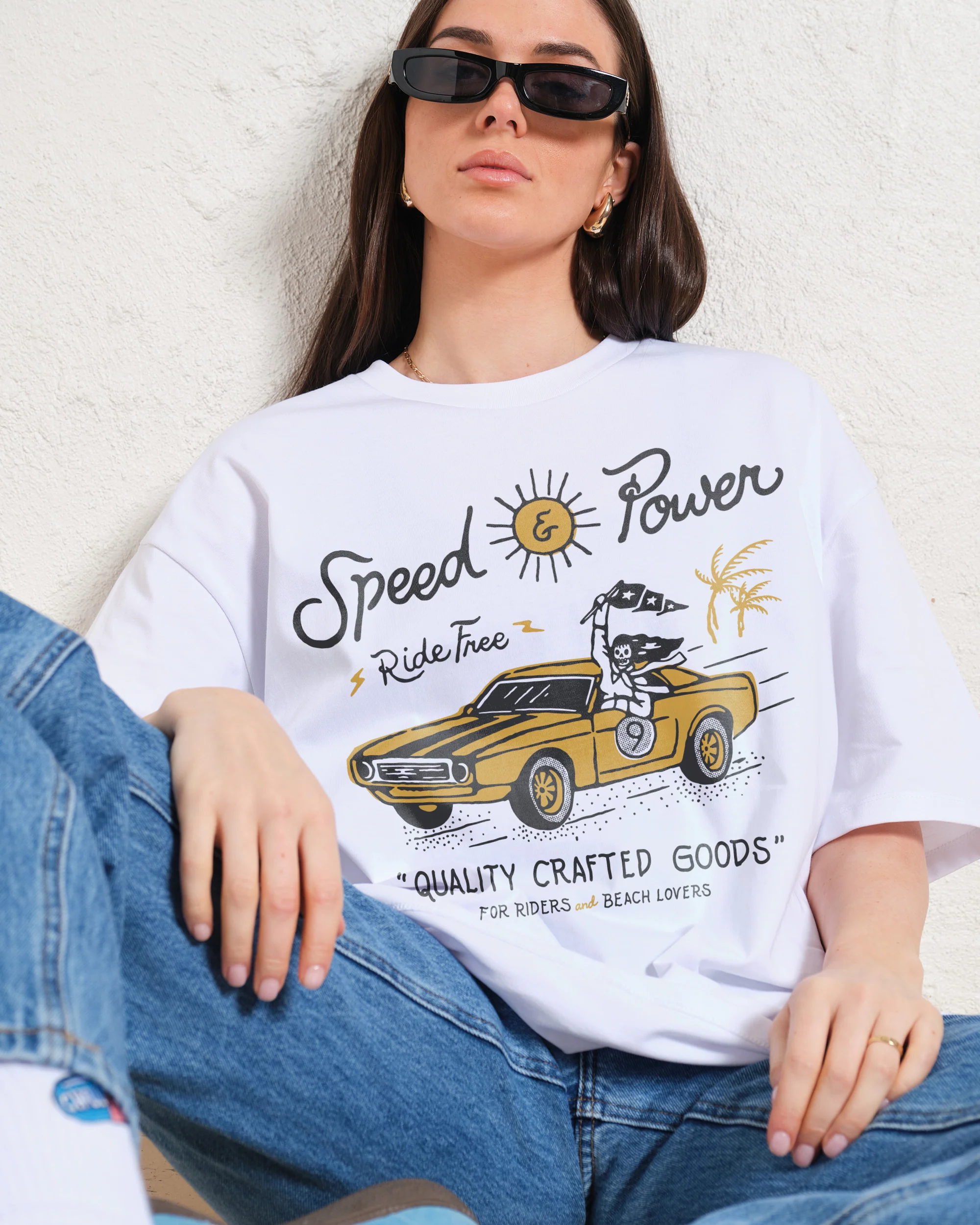 Speed & Power Oversized Tee