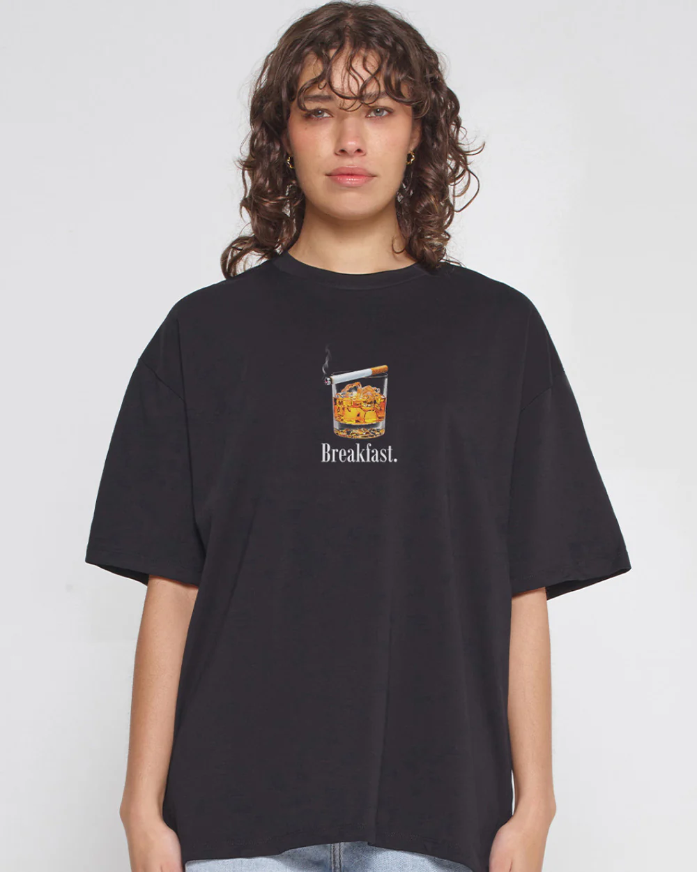 Breakfast Oversized Tee
