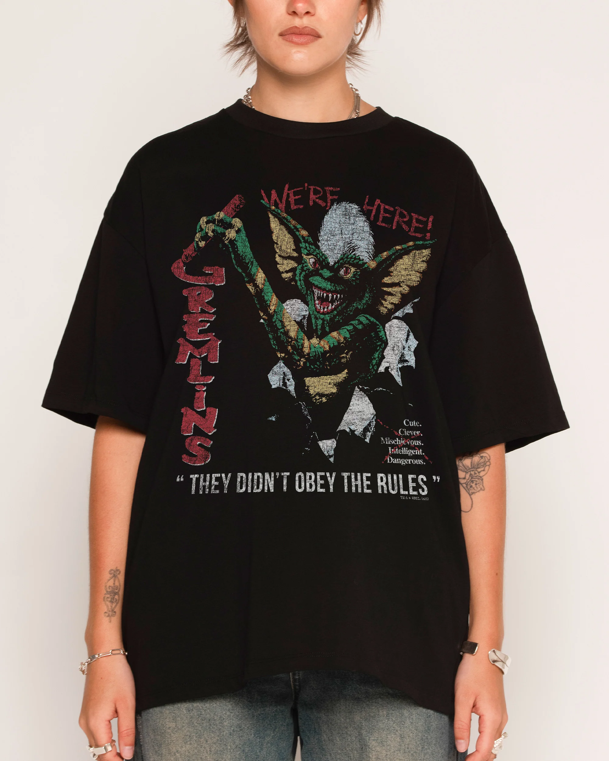 We’re Here Oversized Tee