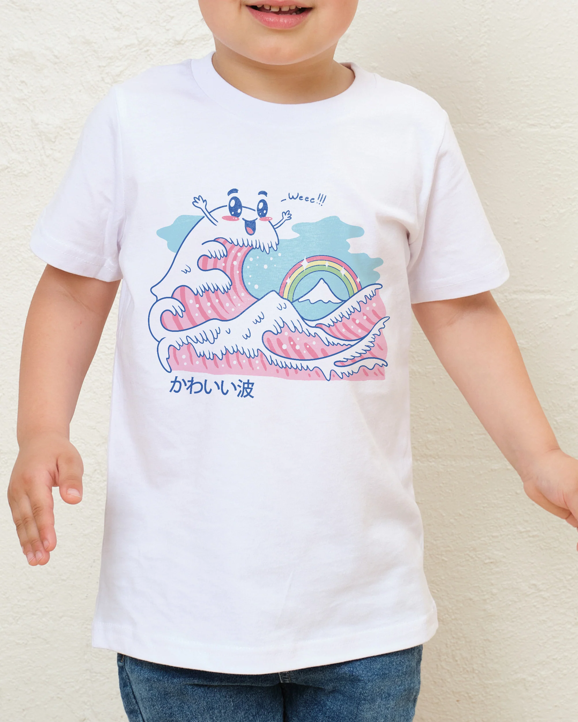 The Great Kawaii Wave Kids T-Shirt