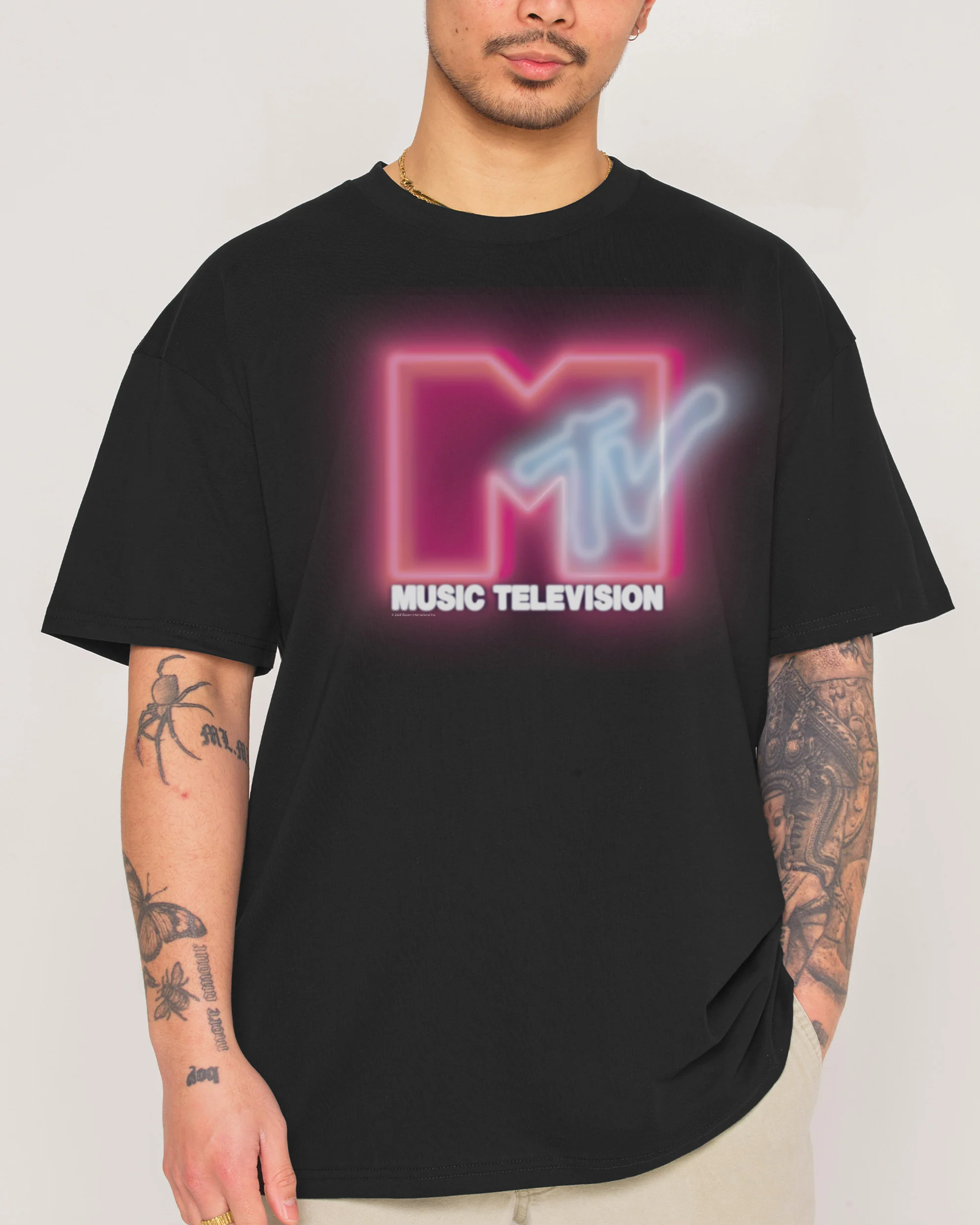 Neon MTV Logo T-Shirt