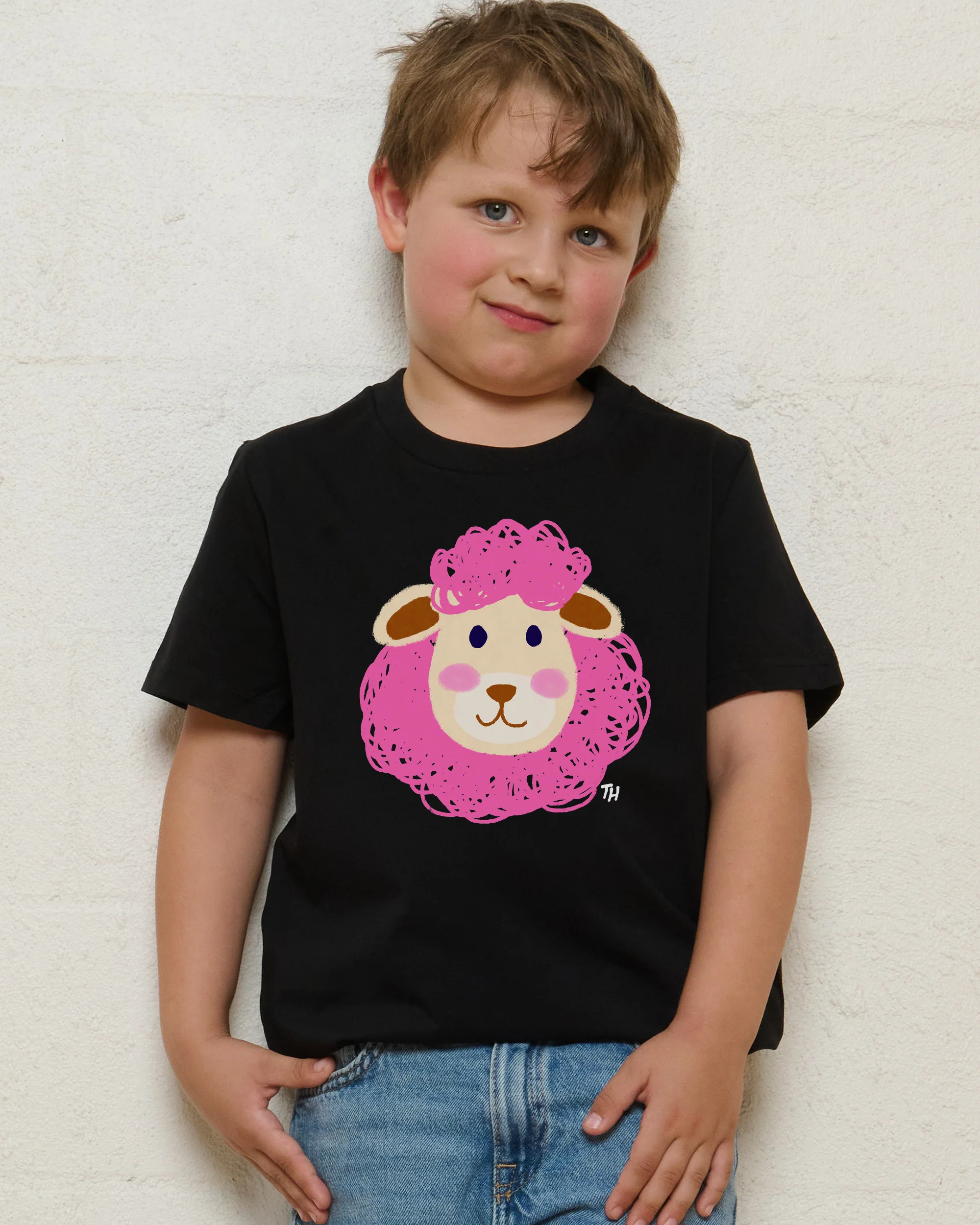 Sheep Face Kids T-Shirt