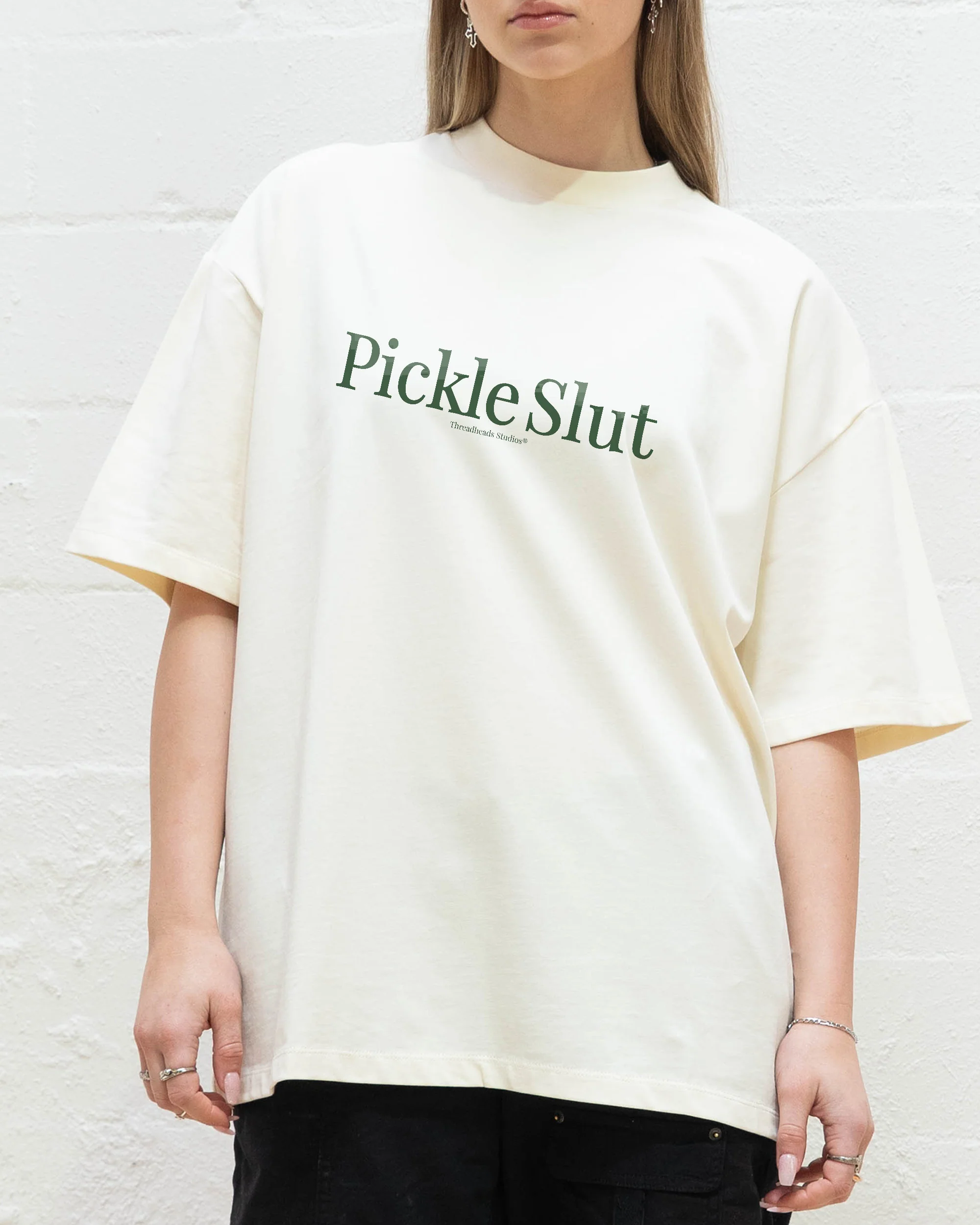 Pickle Slut Oversized Tee
