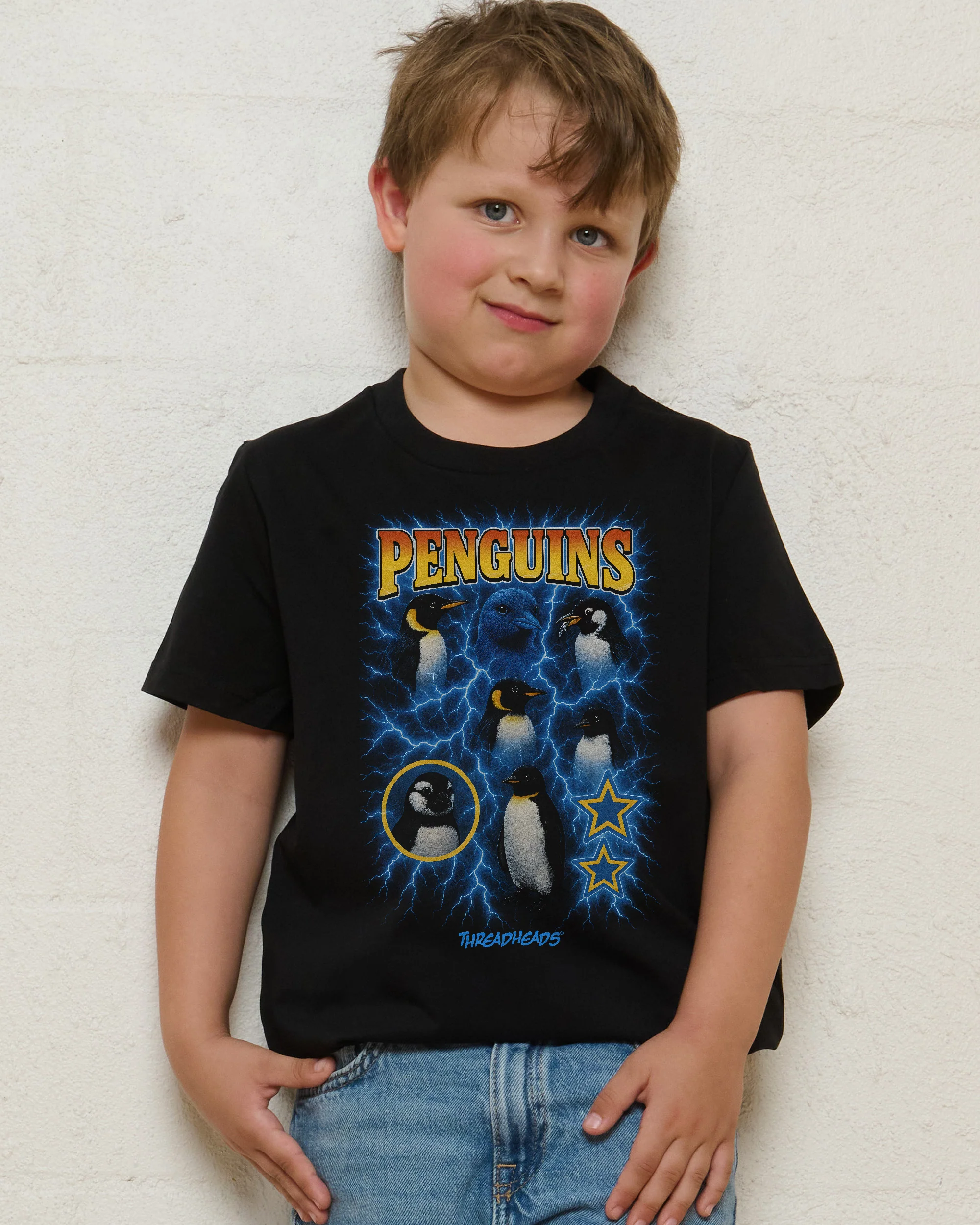 Penguins Collage Kids T-Shirt