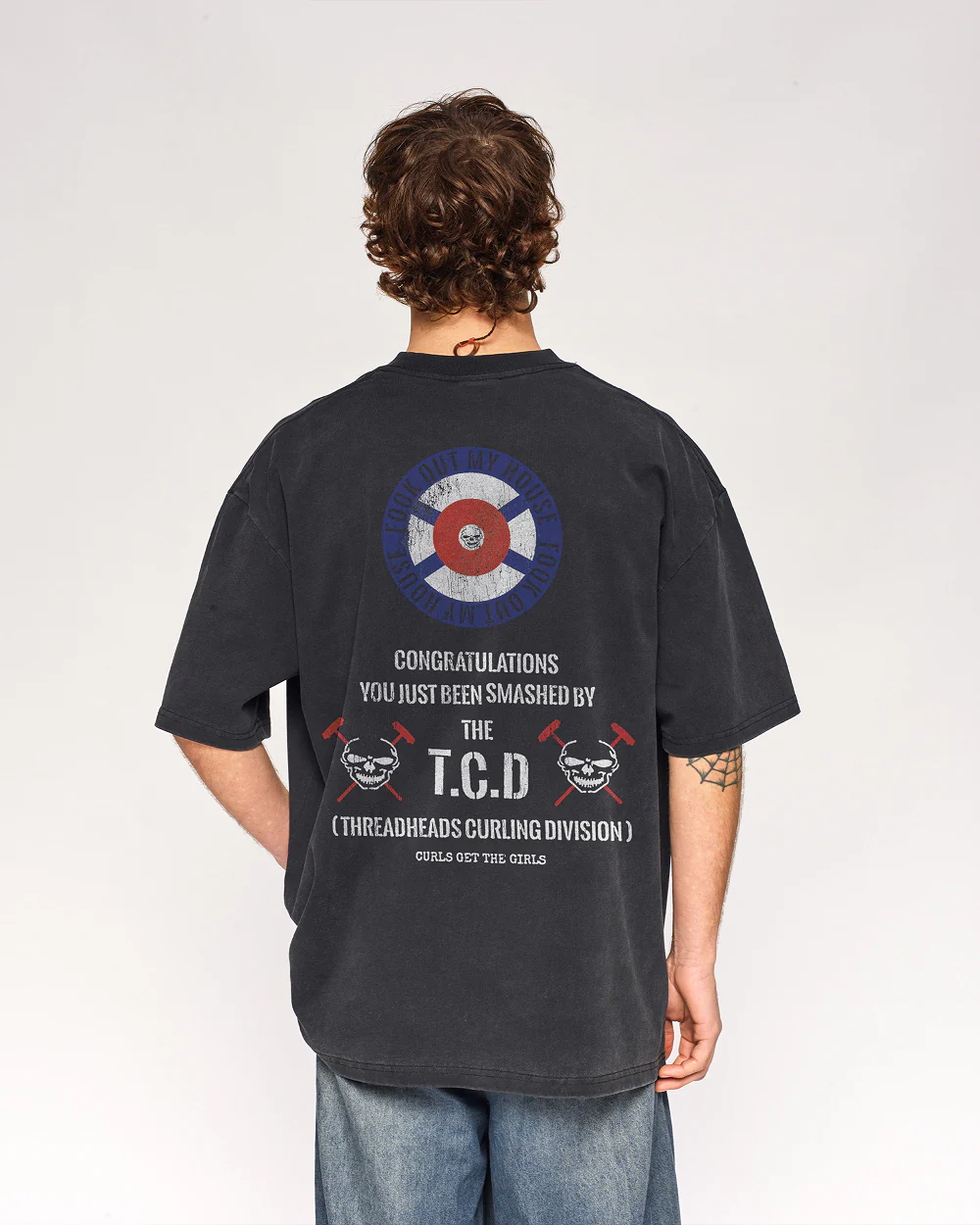 Curling Division Wash Tee