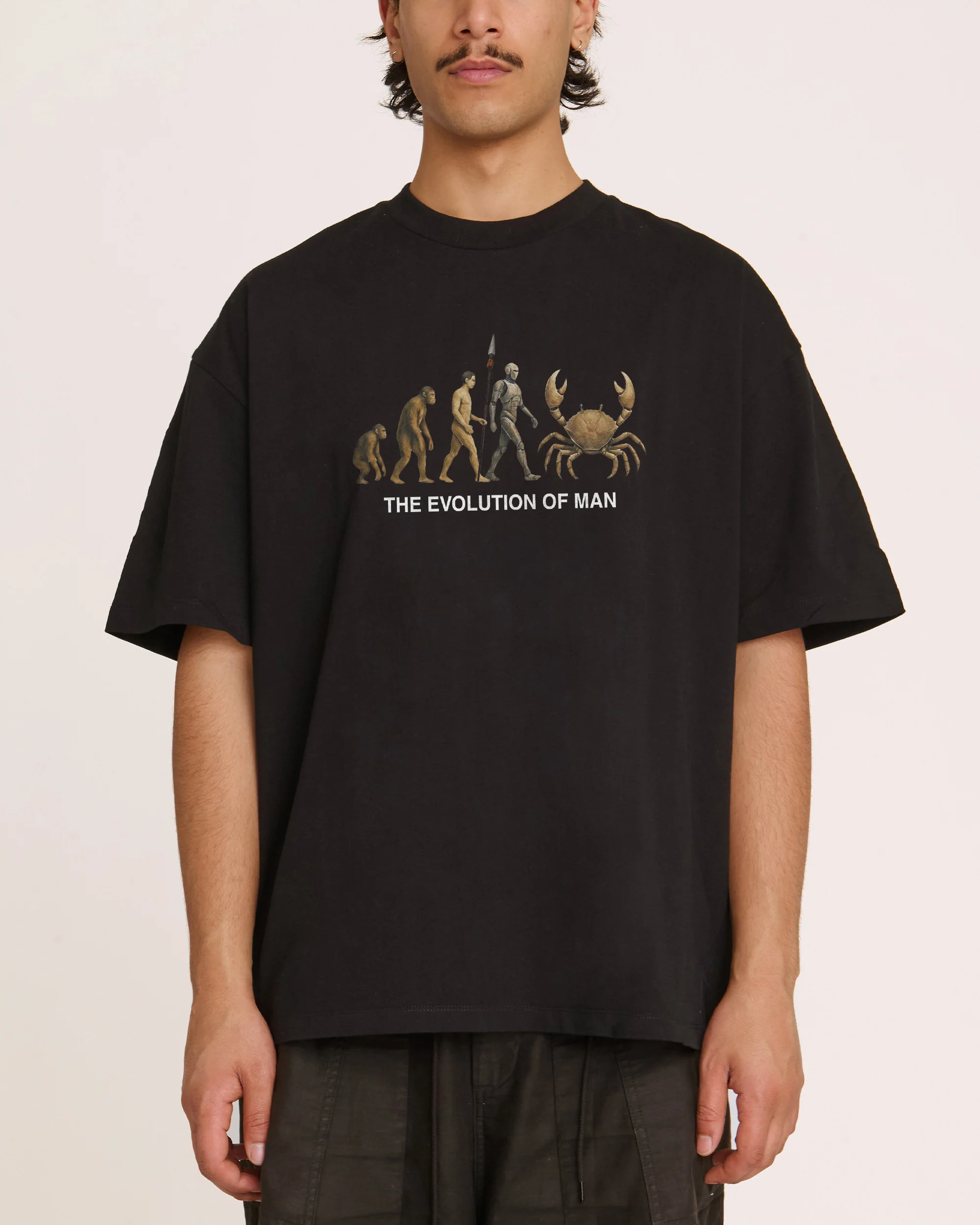 Evolution of Man Oversized Tee