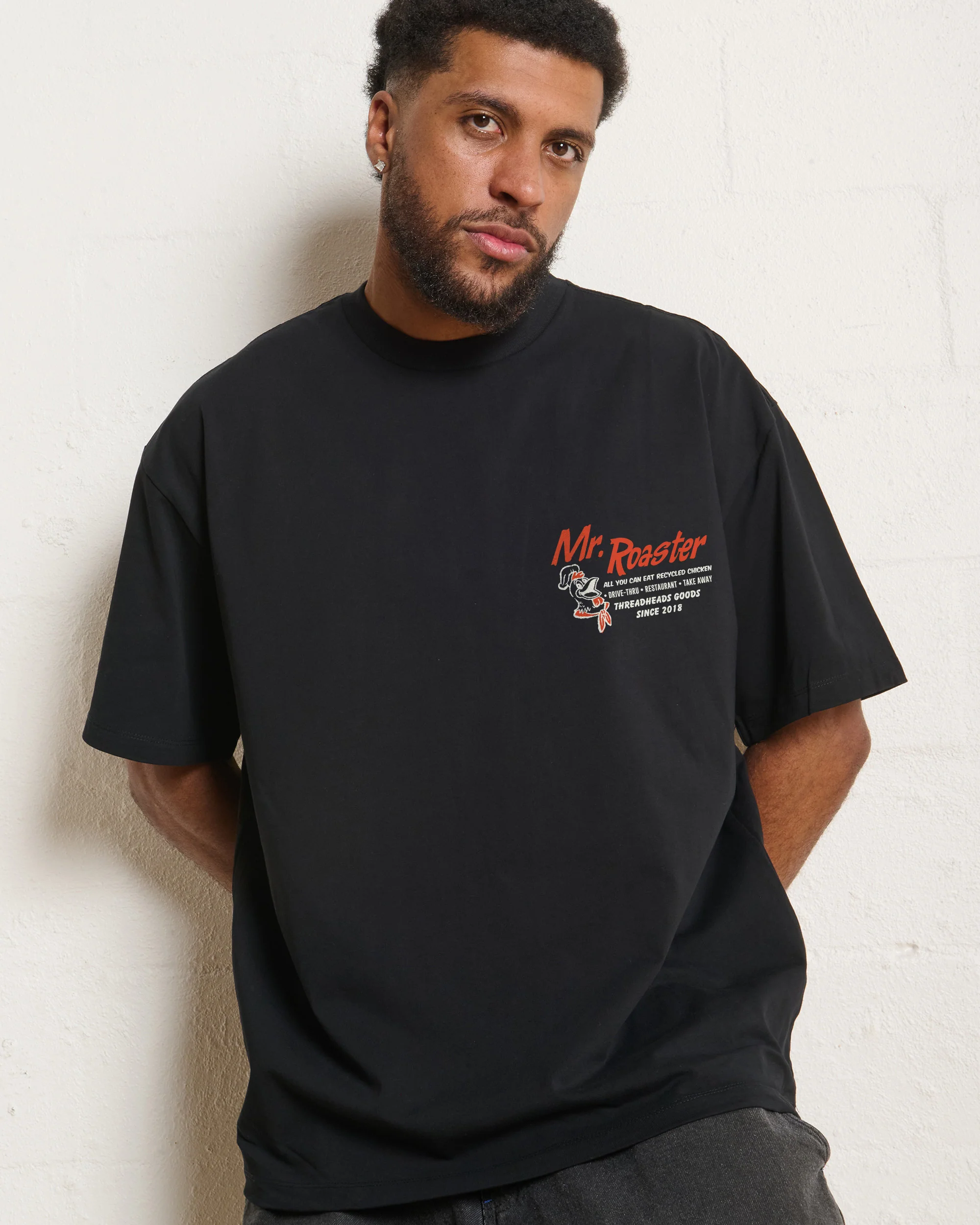 Mr. Roaster Fried Chicken Oversized Tee