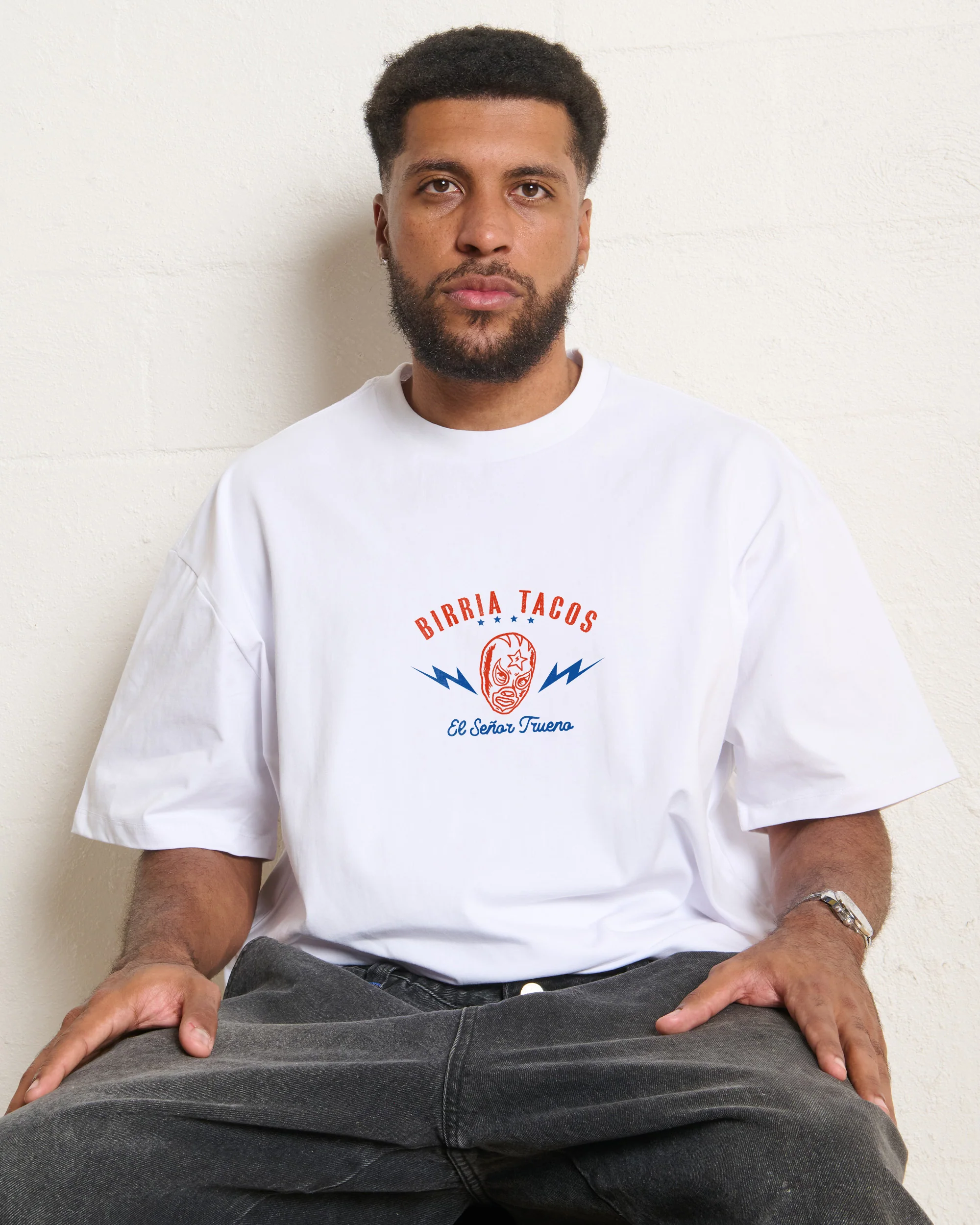 Birria Tacos El Senor Trueno Oversized Tee