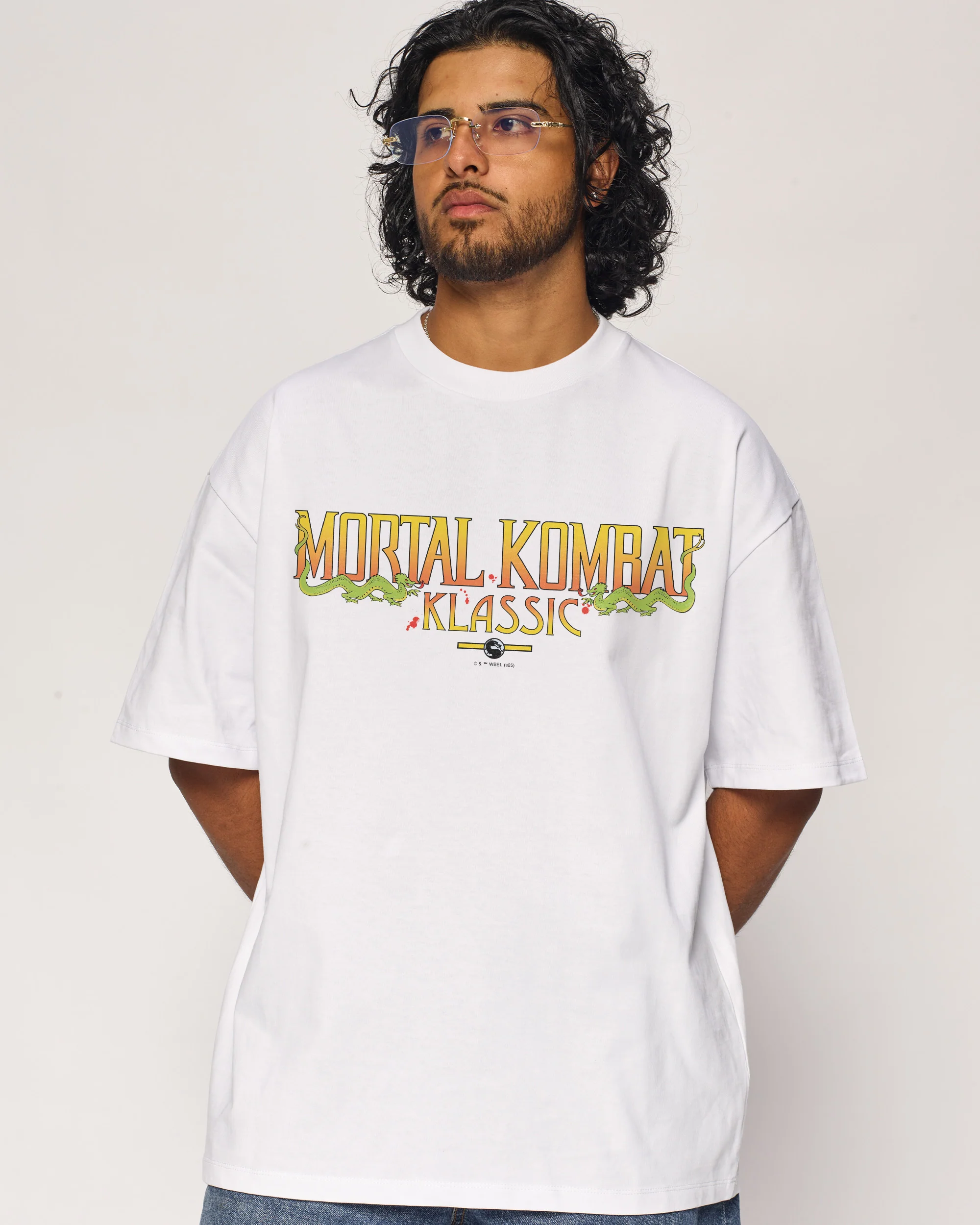 Mortal Kombat Klassic Logo Oversized Tee