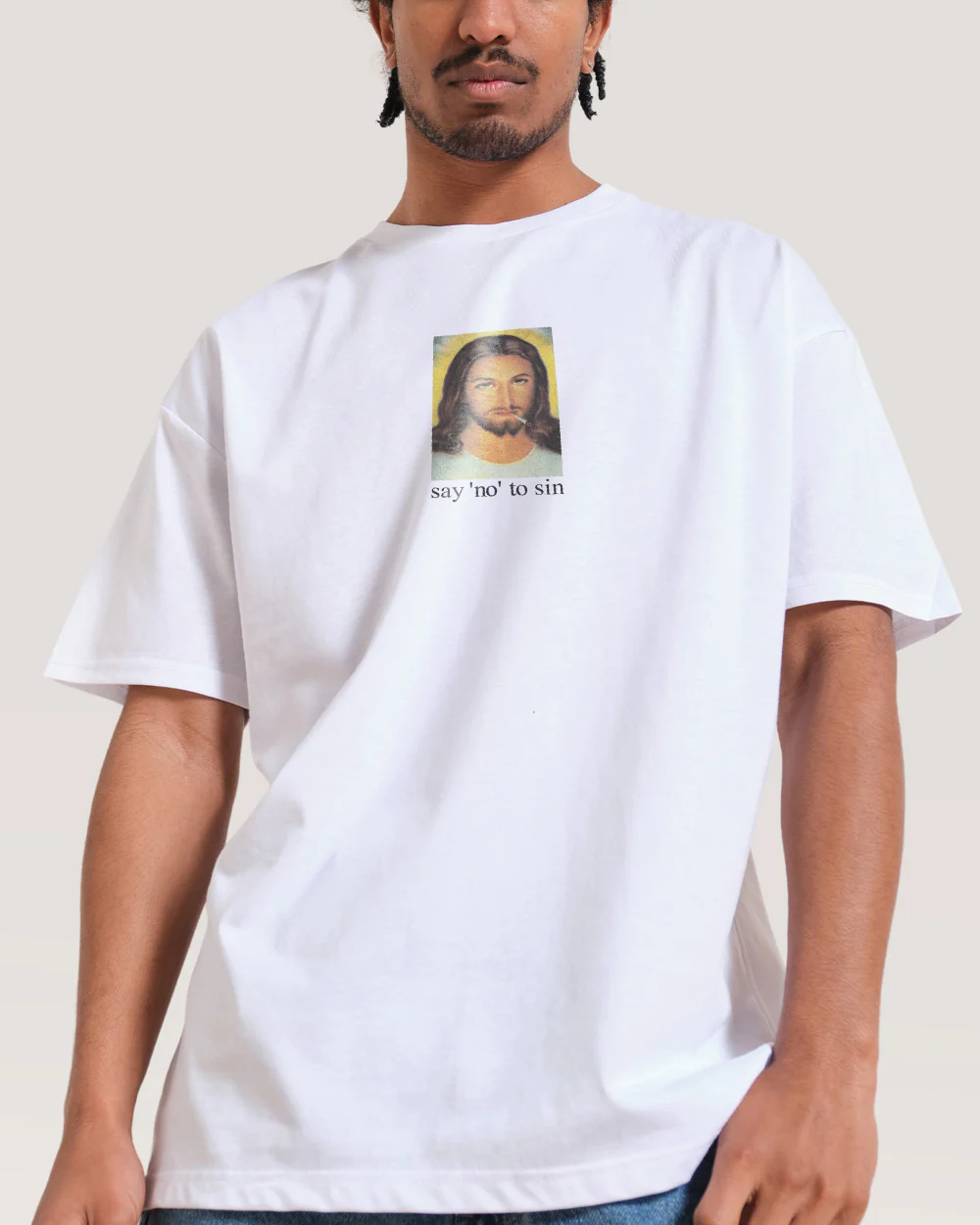 Say No to Sin Oversized Tee