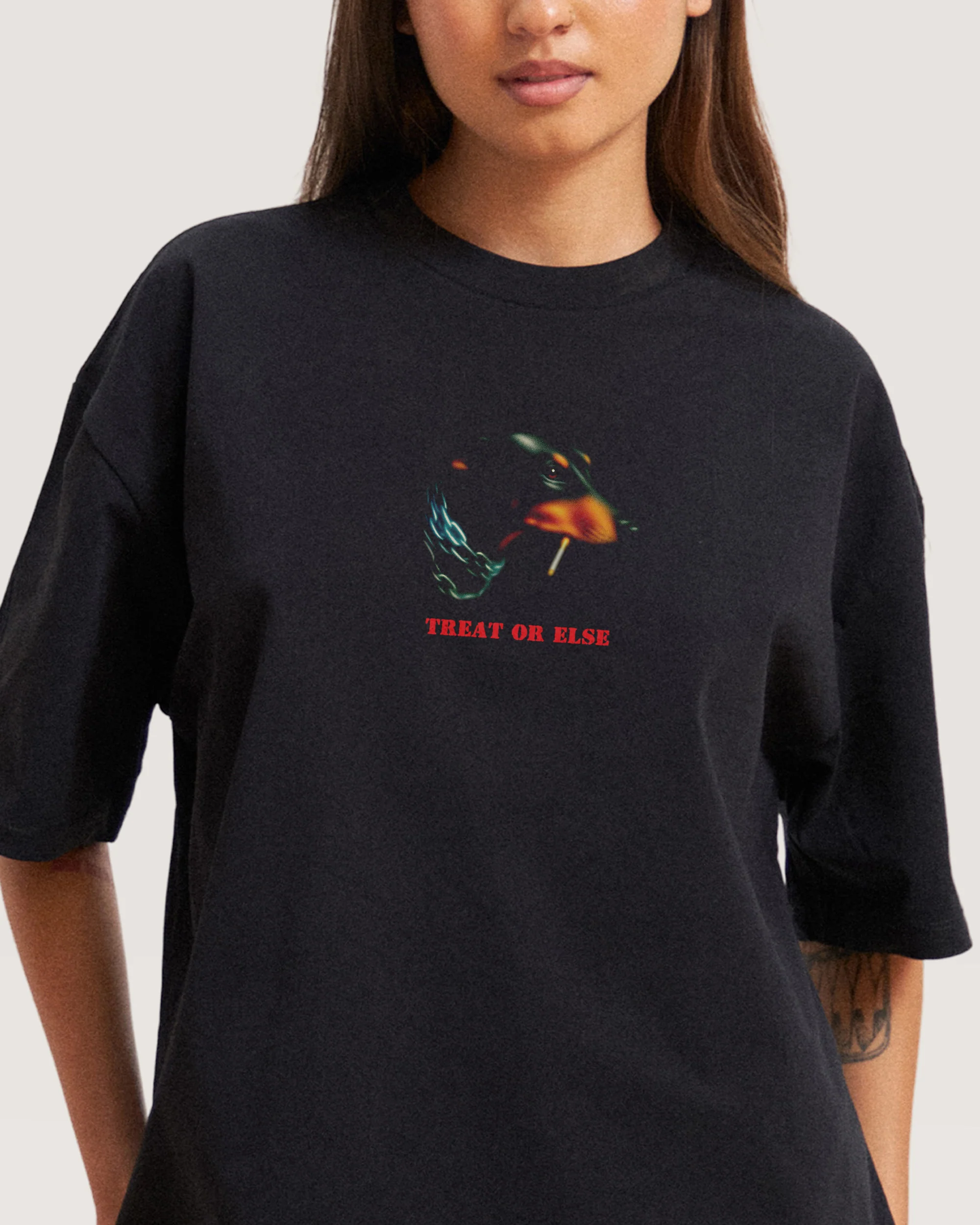 Treat or Else Oversized Tee