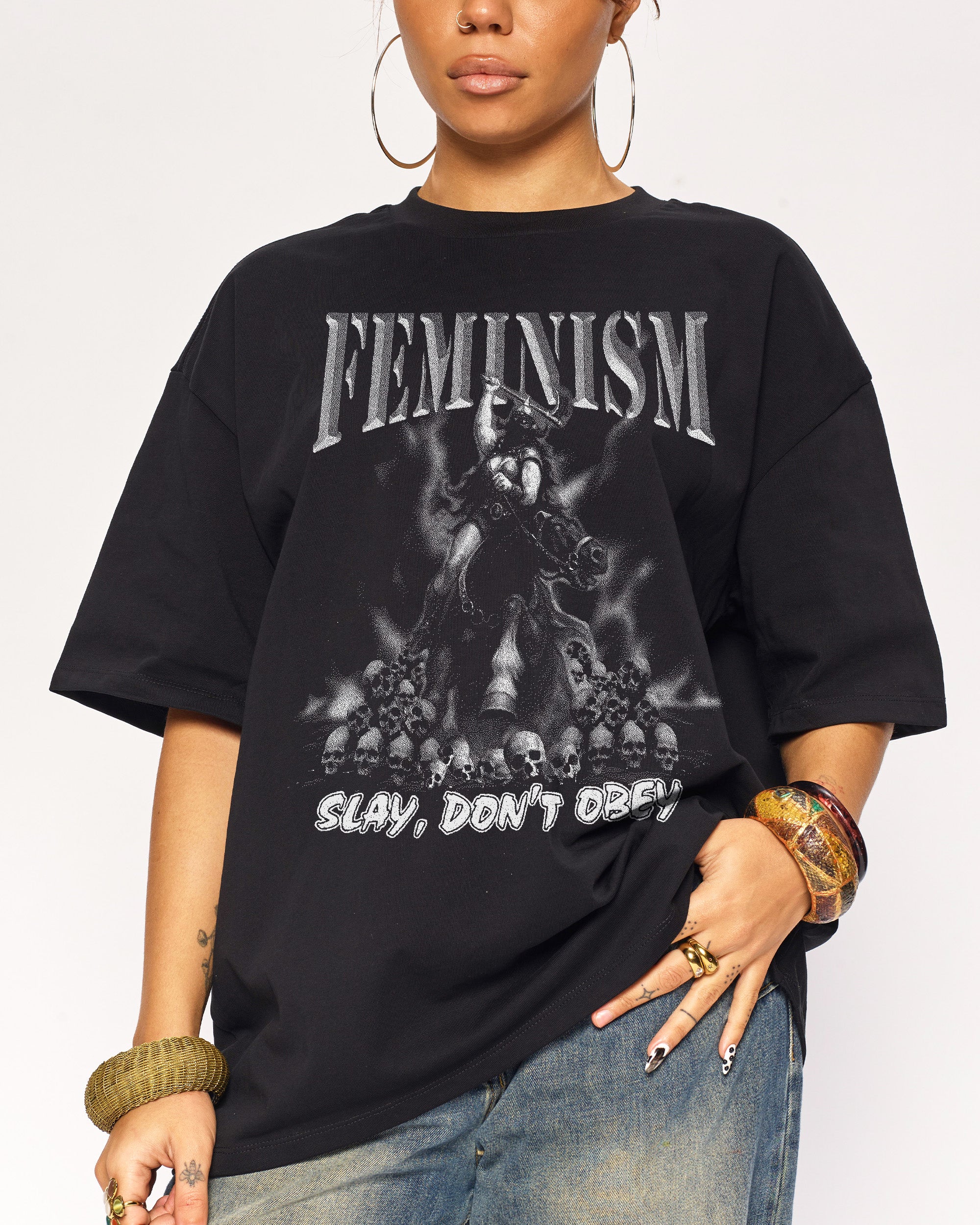 Feminist Raider Oversized Tee
