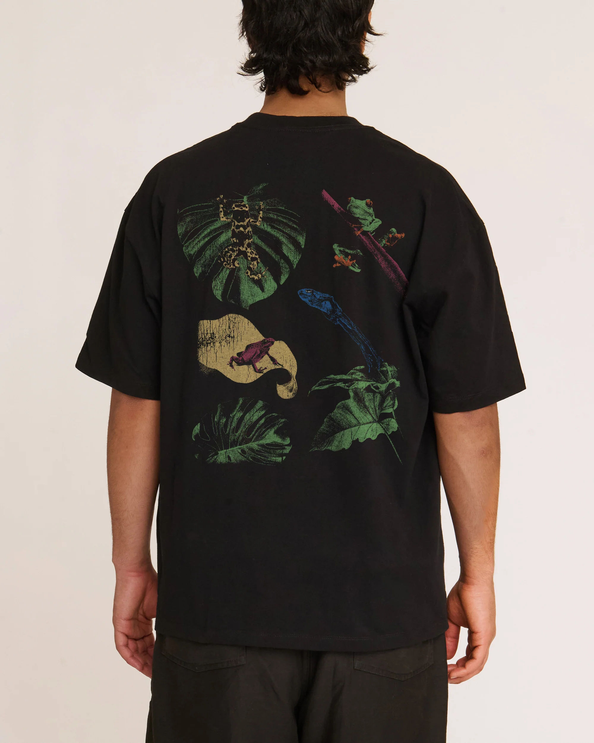 Man I Love Frogs Jungle Edition Oversized Tee