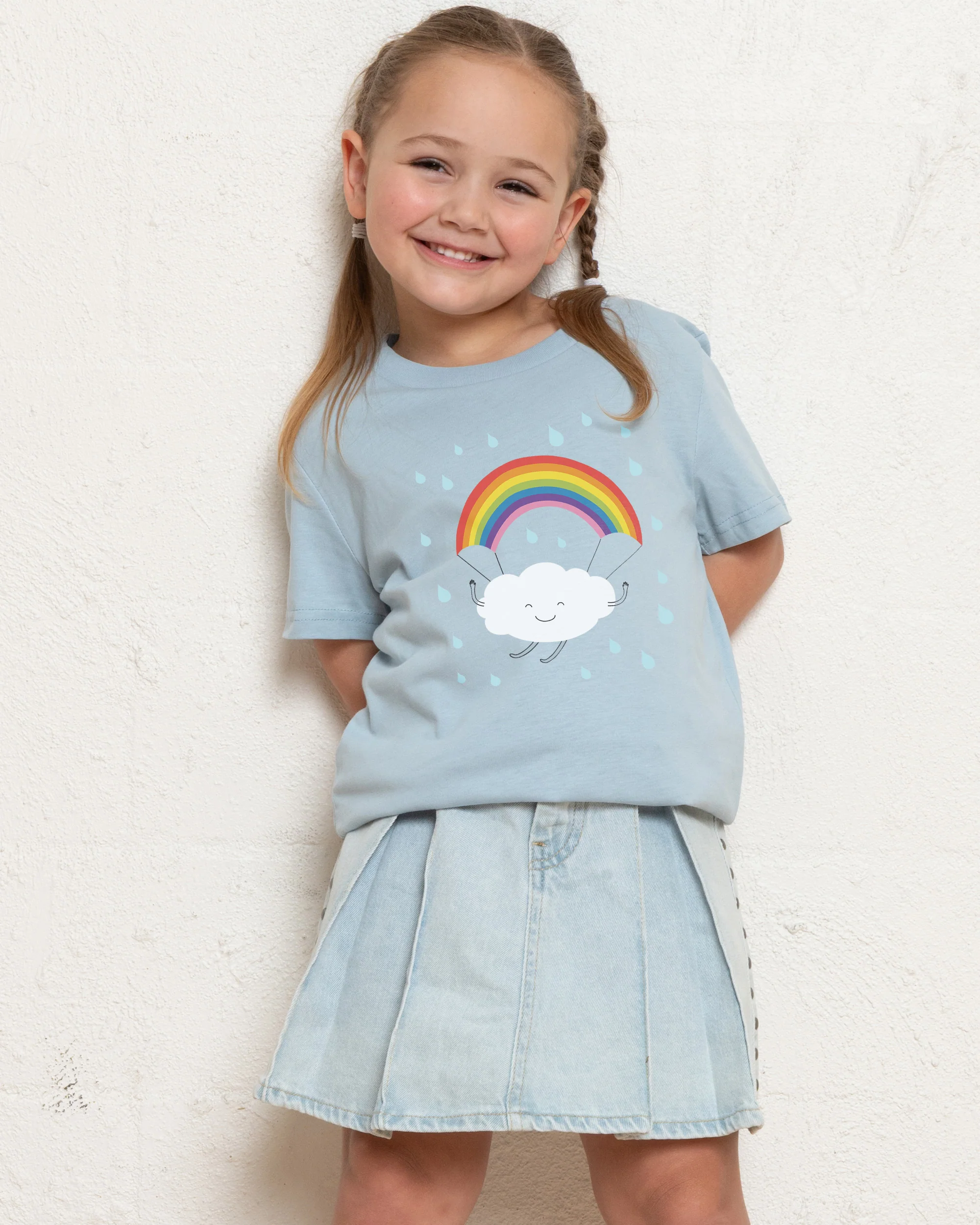 Rainbow Parachute Kids T-Shirt