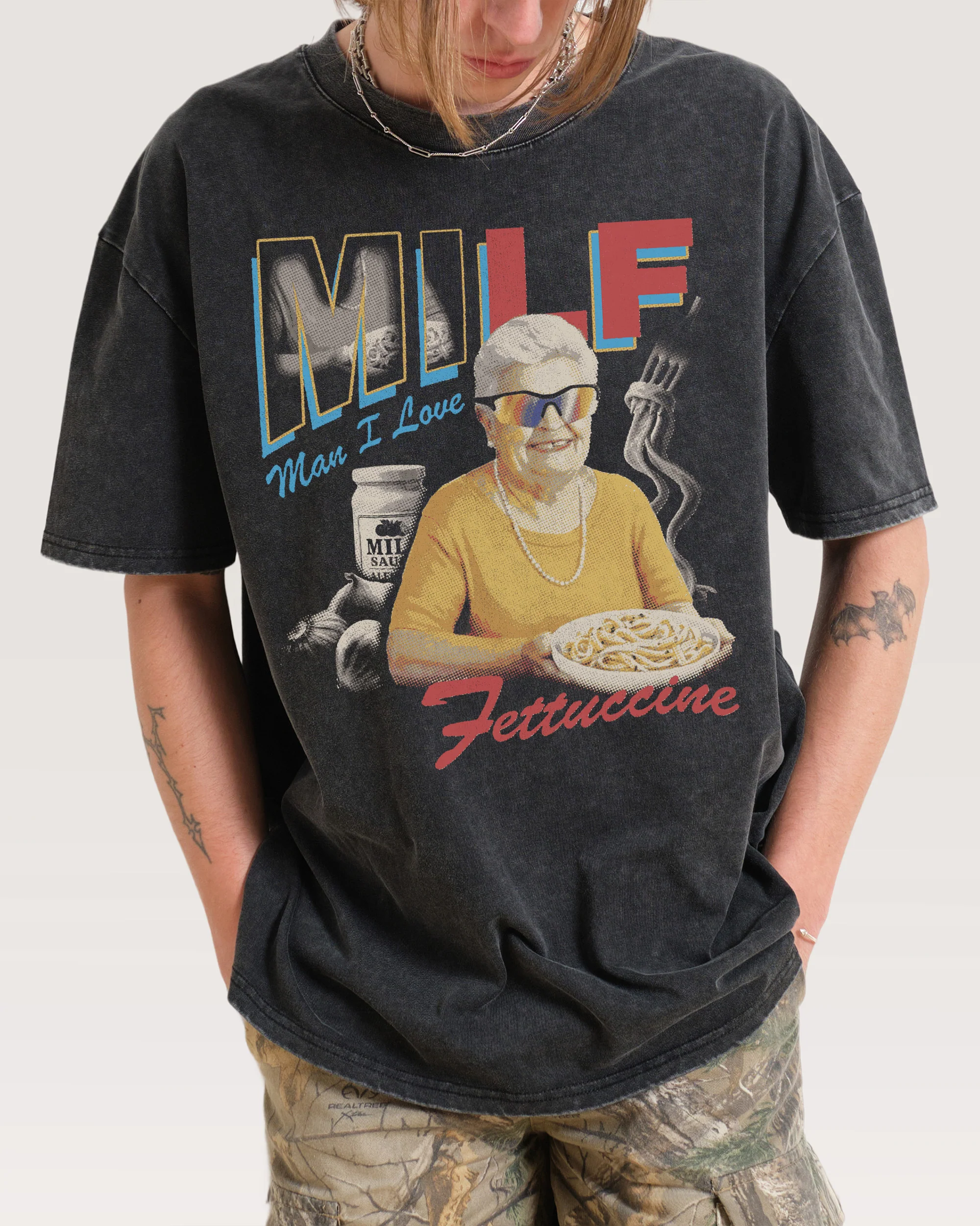 Man I Love Fettuccine Wash Tee