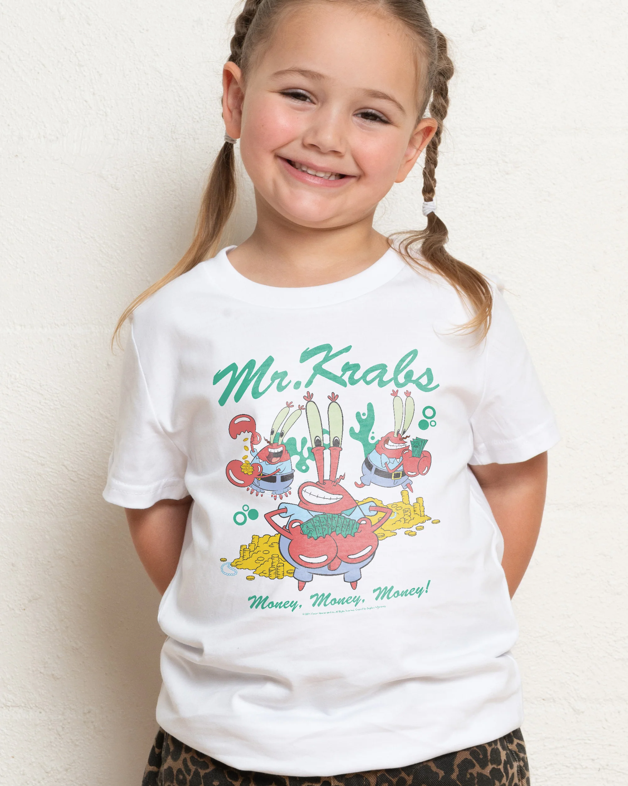 Money Man Krabs Kids T-Shirt