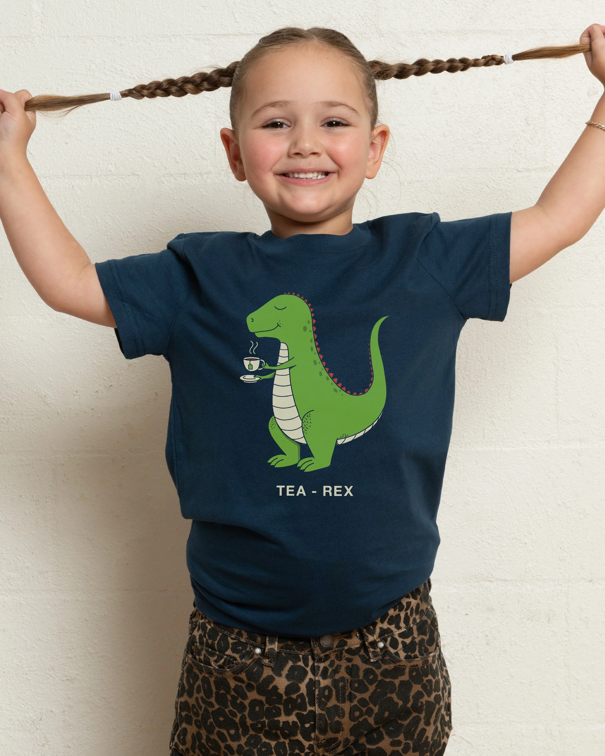 Dinosaur Tea Rex Kids T-Shirt