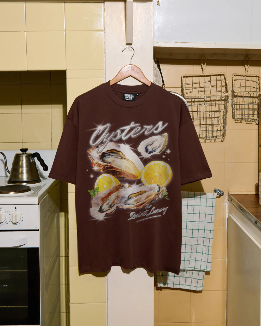 Oysters, The Quiet Luxury Oversized Tee