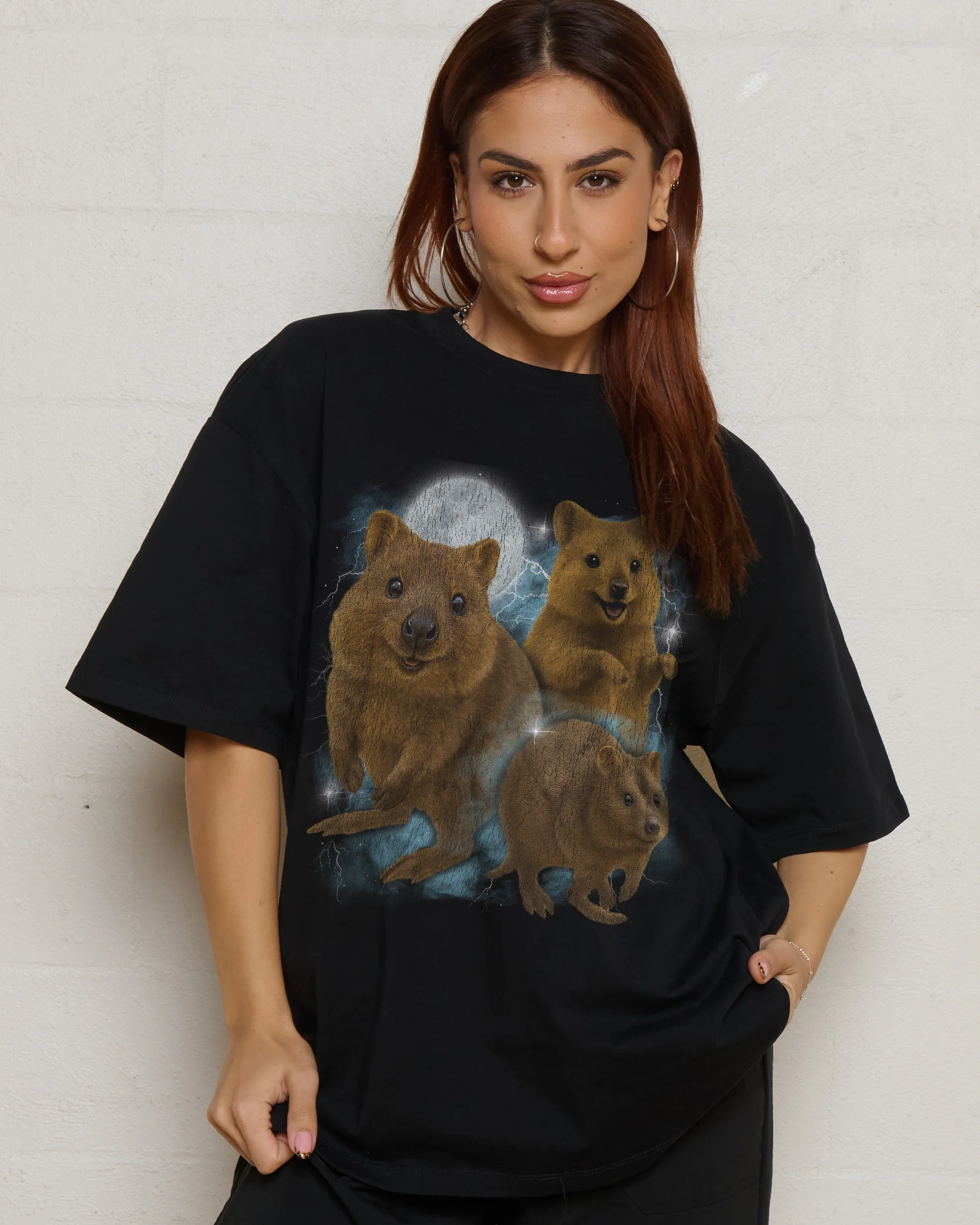 Thunderquokks Oversized Tee