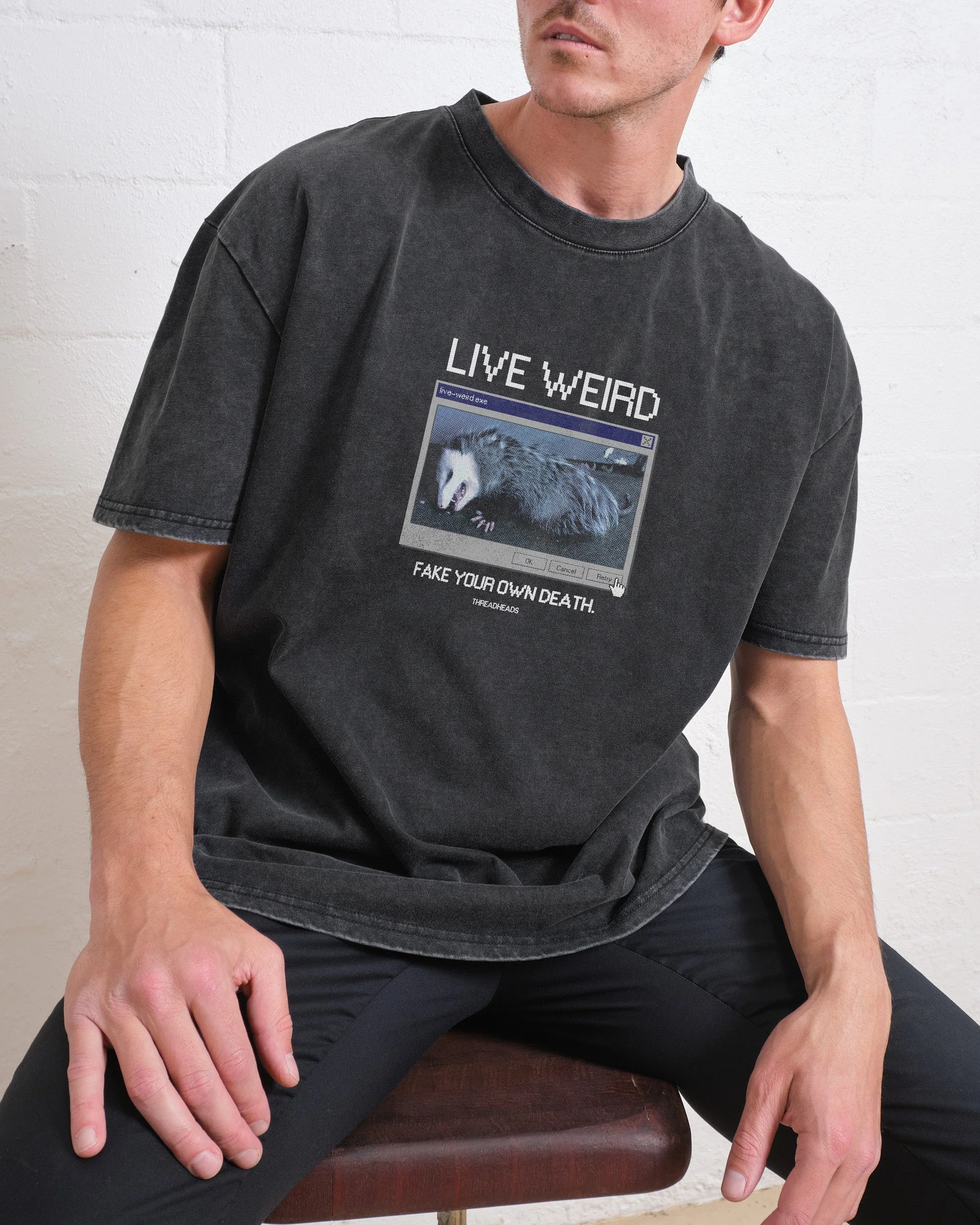 Live Weird, Fake Your Own Death Wash Tee