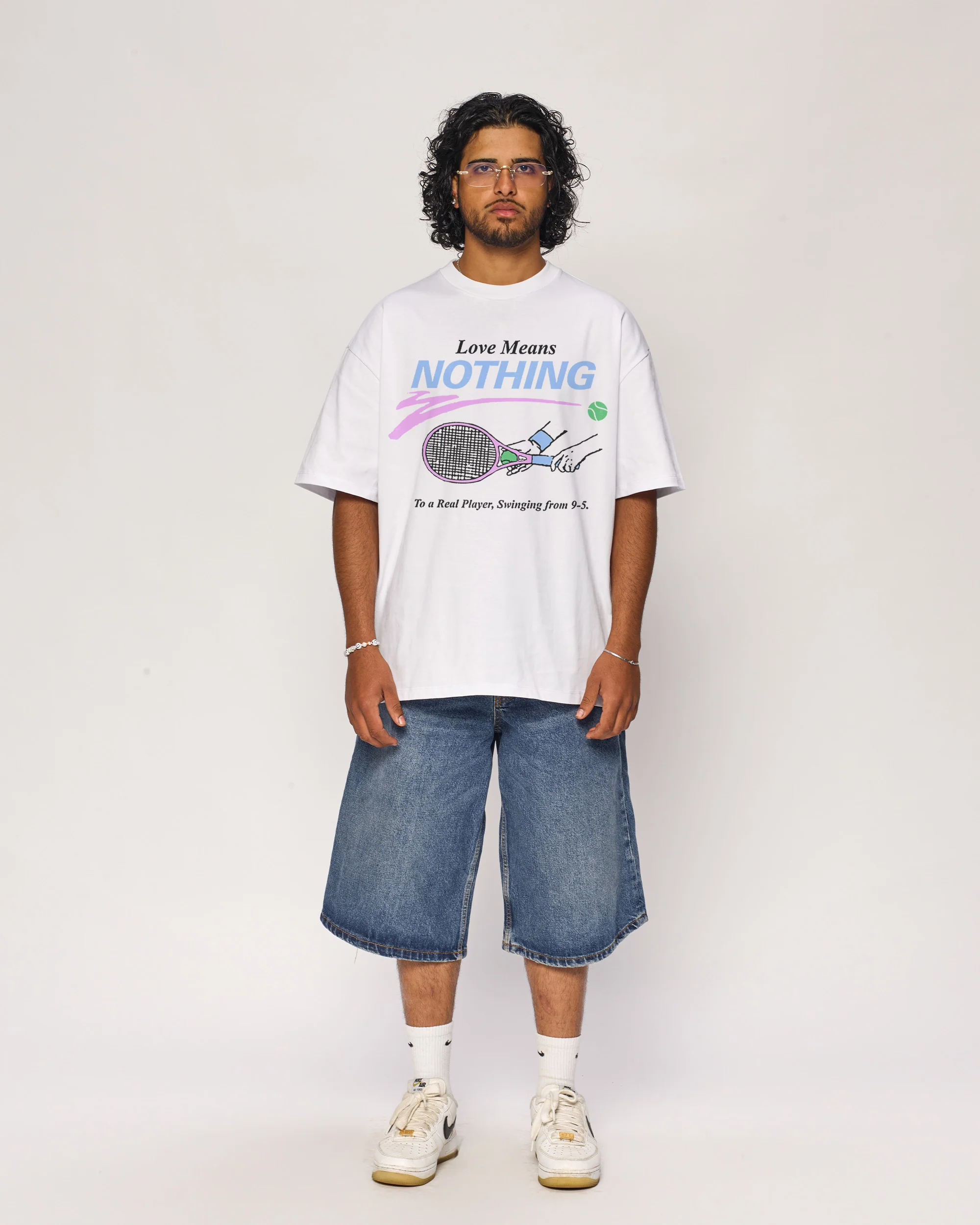 Keep Swinging Oversized Tee