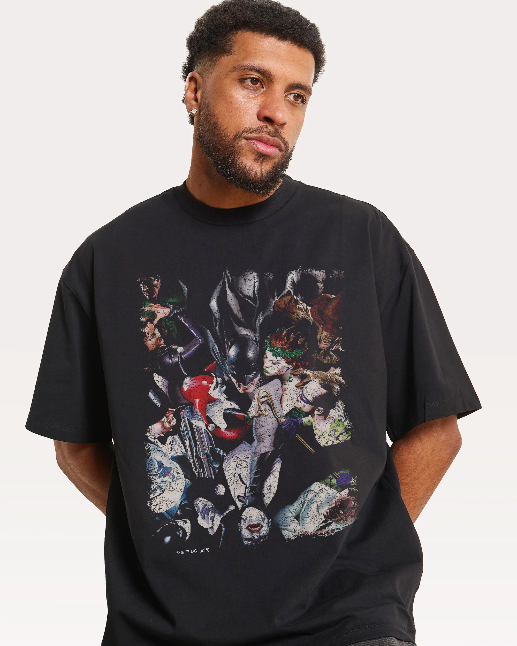 Batman Villains Compilation Oversized Tee