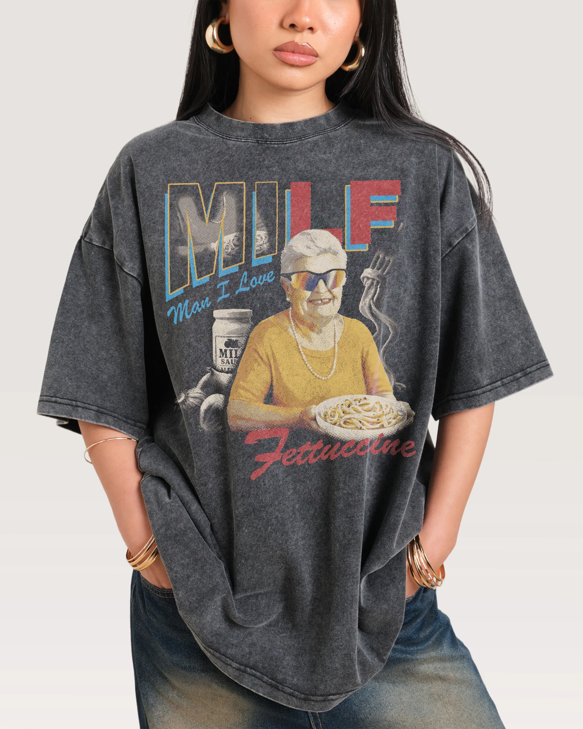 Man I Love Fettuccine Wash Tee