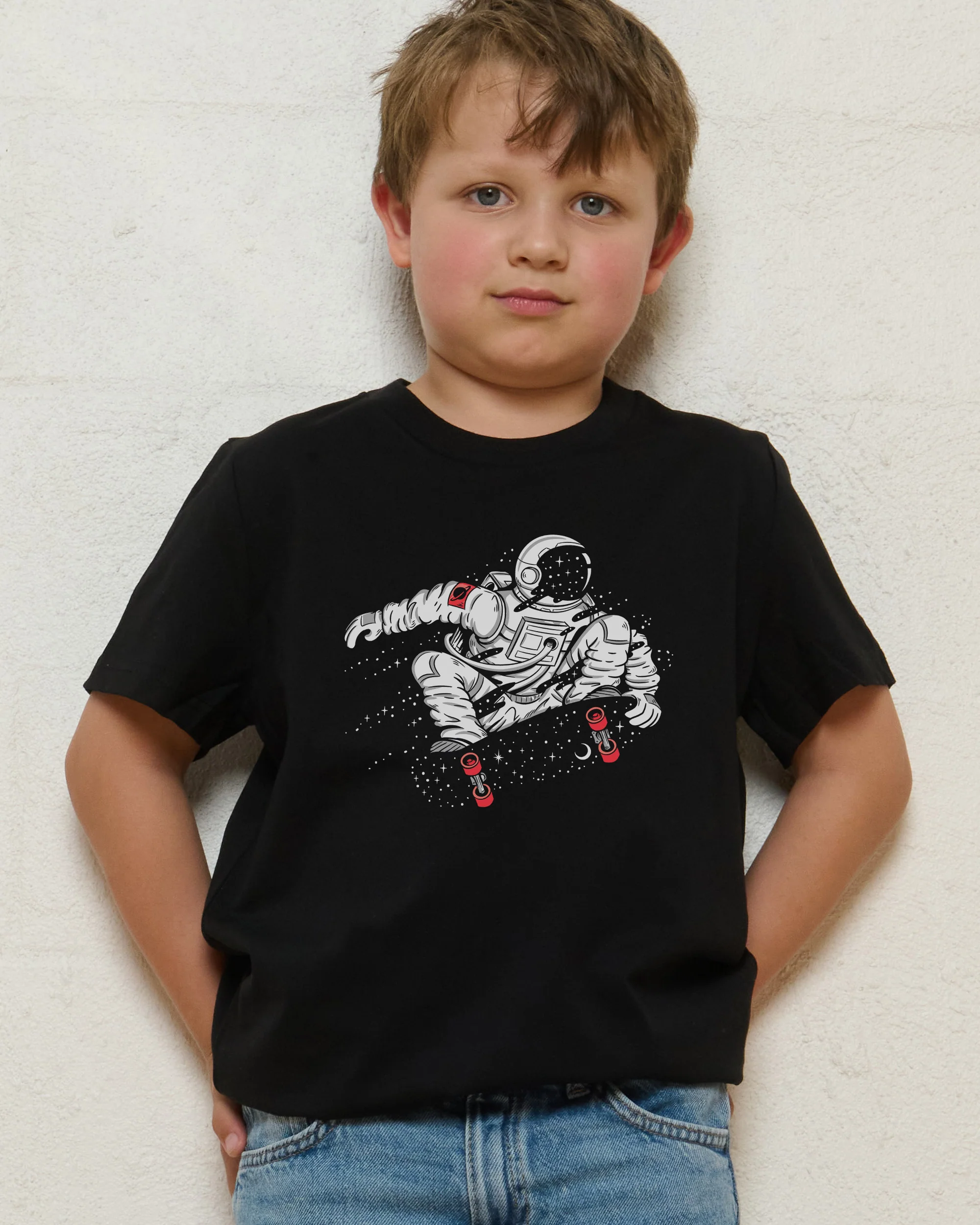 Space Boarding Kids T-Shirt