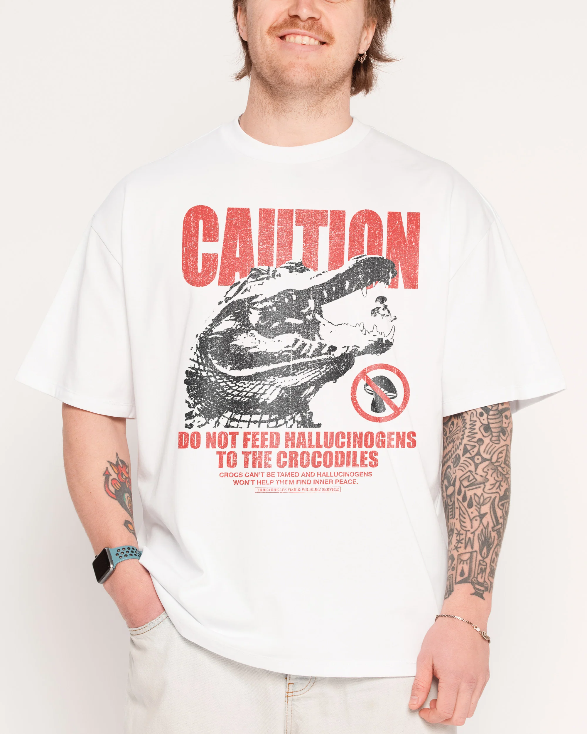 No Trips for Crocs Oversized Tee