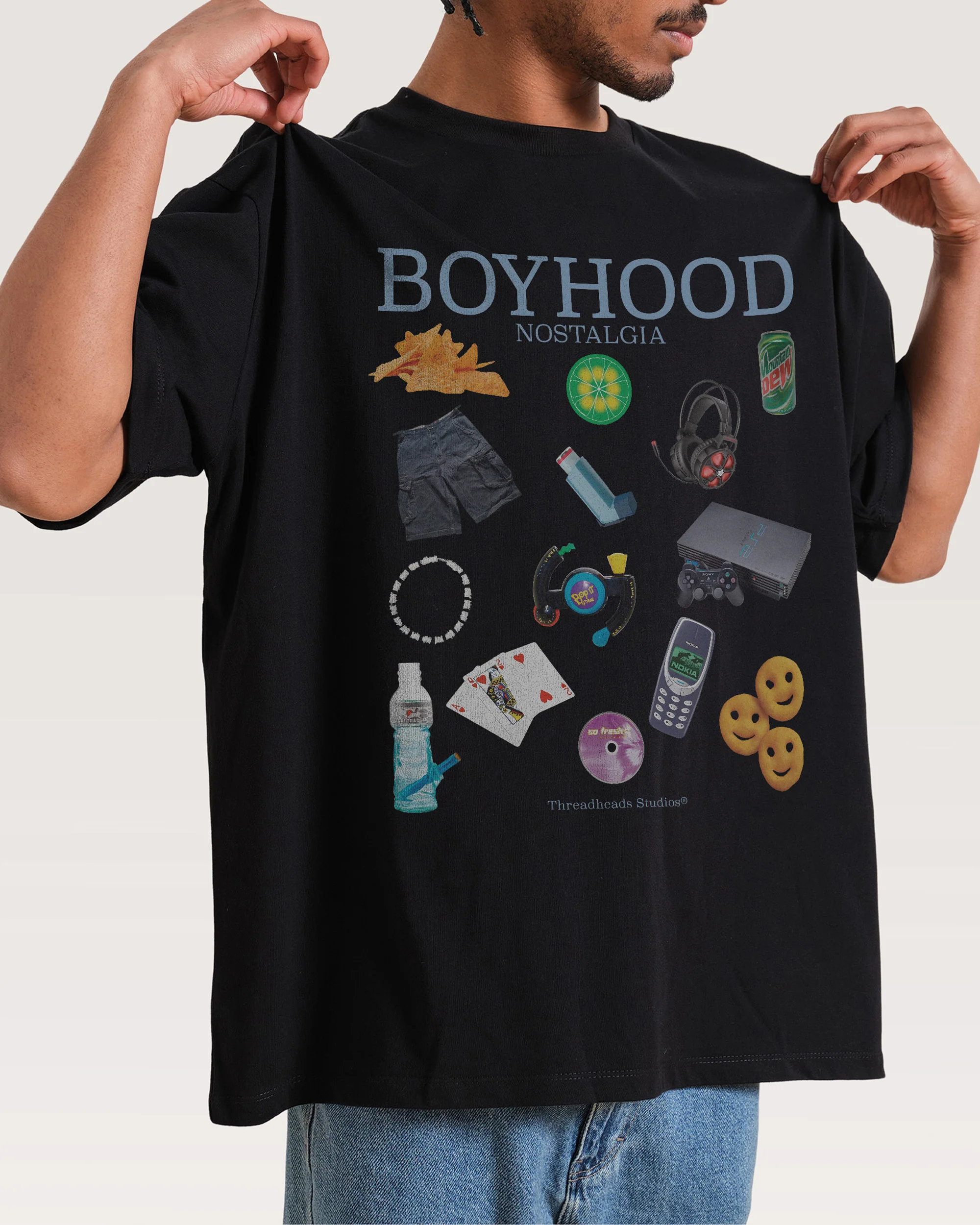 Boyhood Nostalgia Oversized Tee