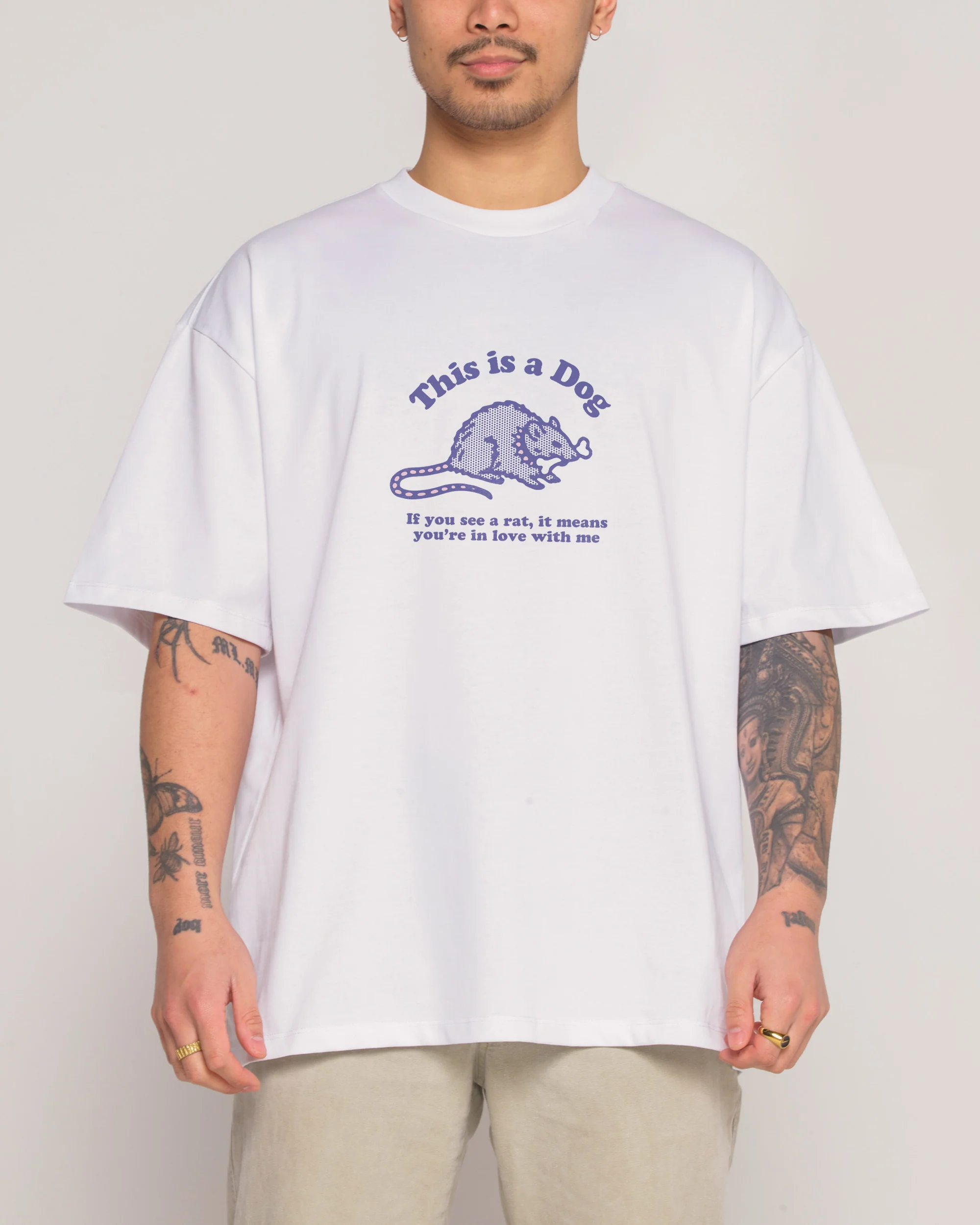 This is a Dog Oversized Tee