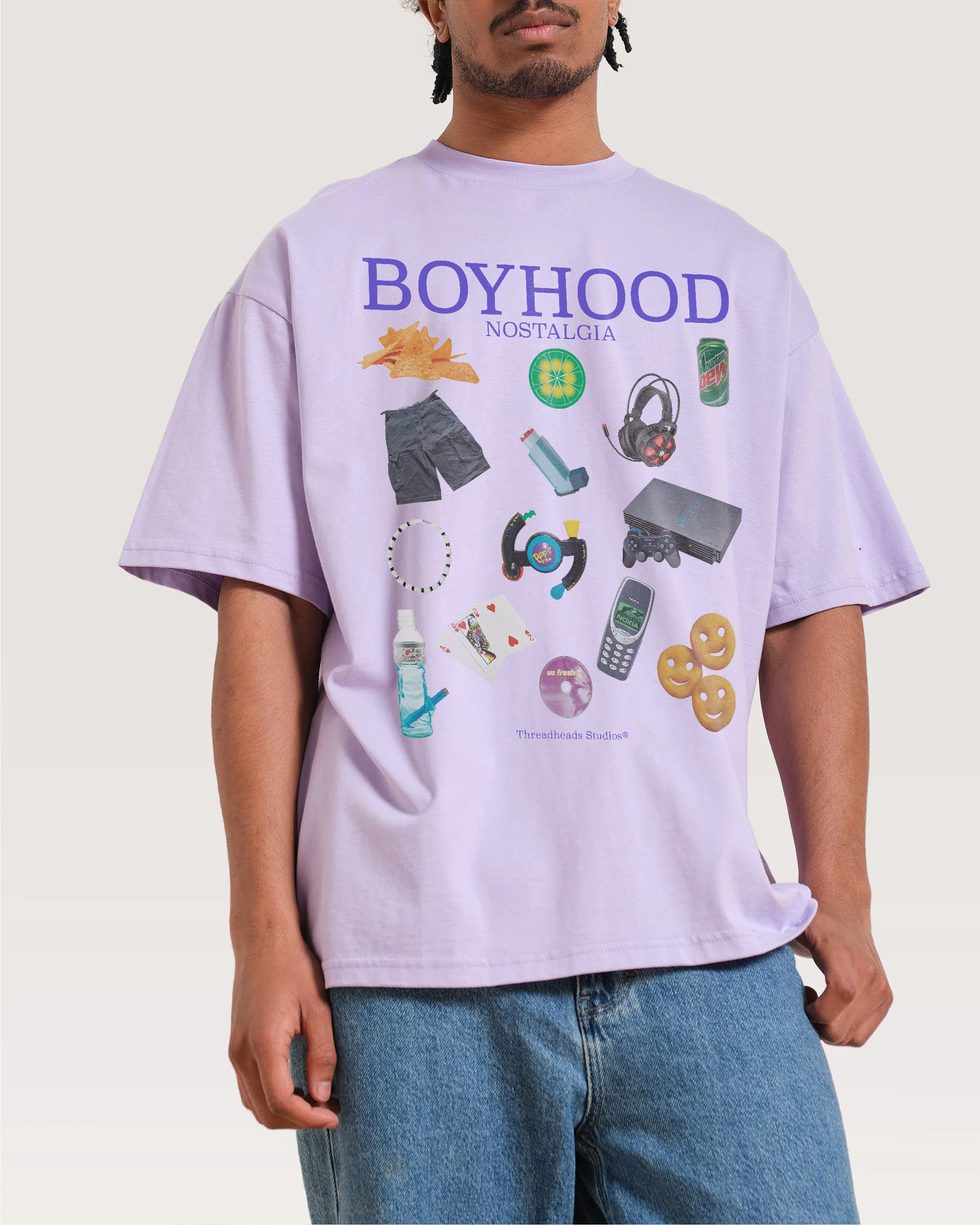Boyhood Nostalgia Oversized Tee