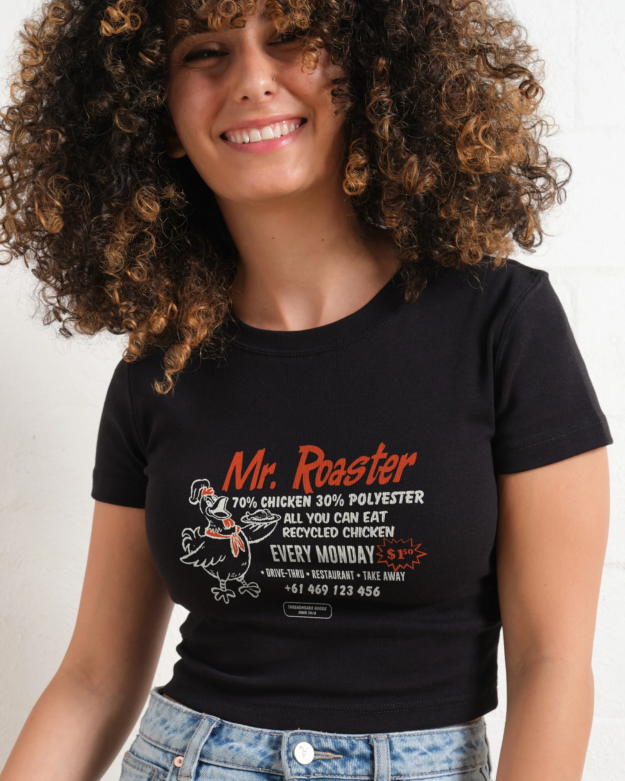 Mr. Roaster Fried Chicken Baby Tee