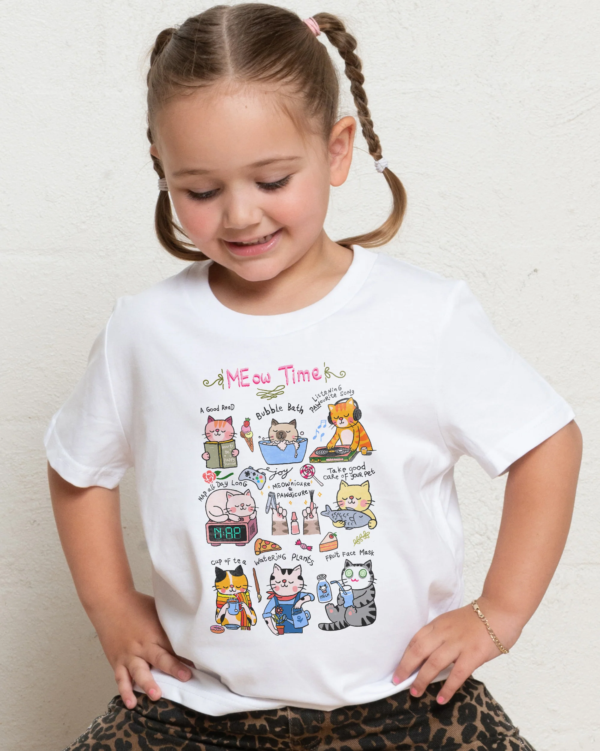 Meow Time Kids T-Shirt