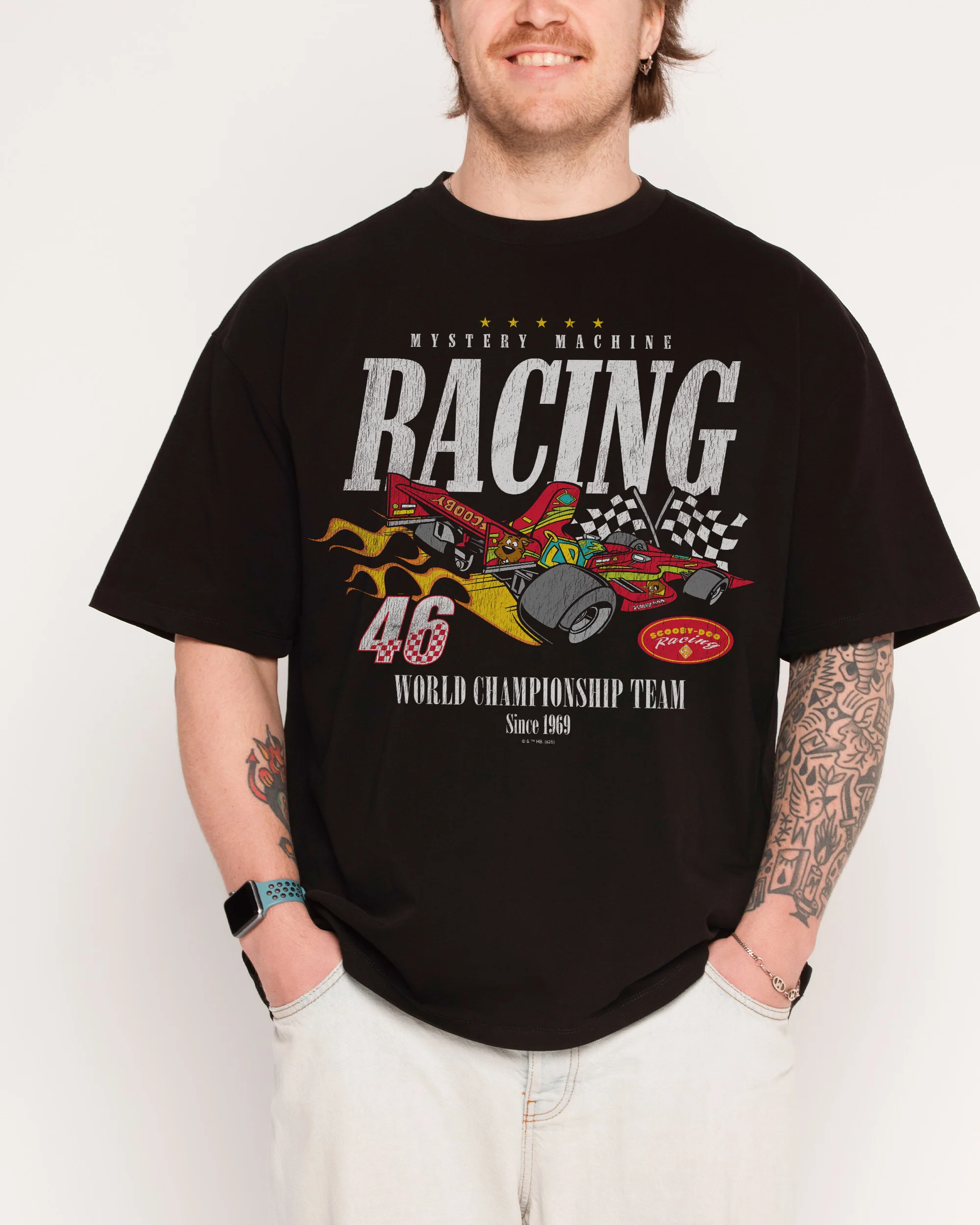 Scooby-Doo Racing Oversized Tee