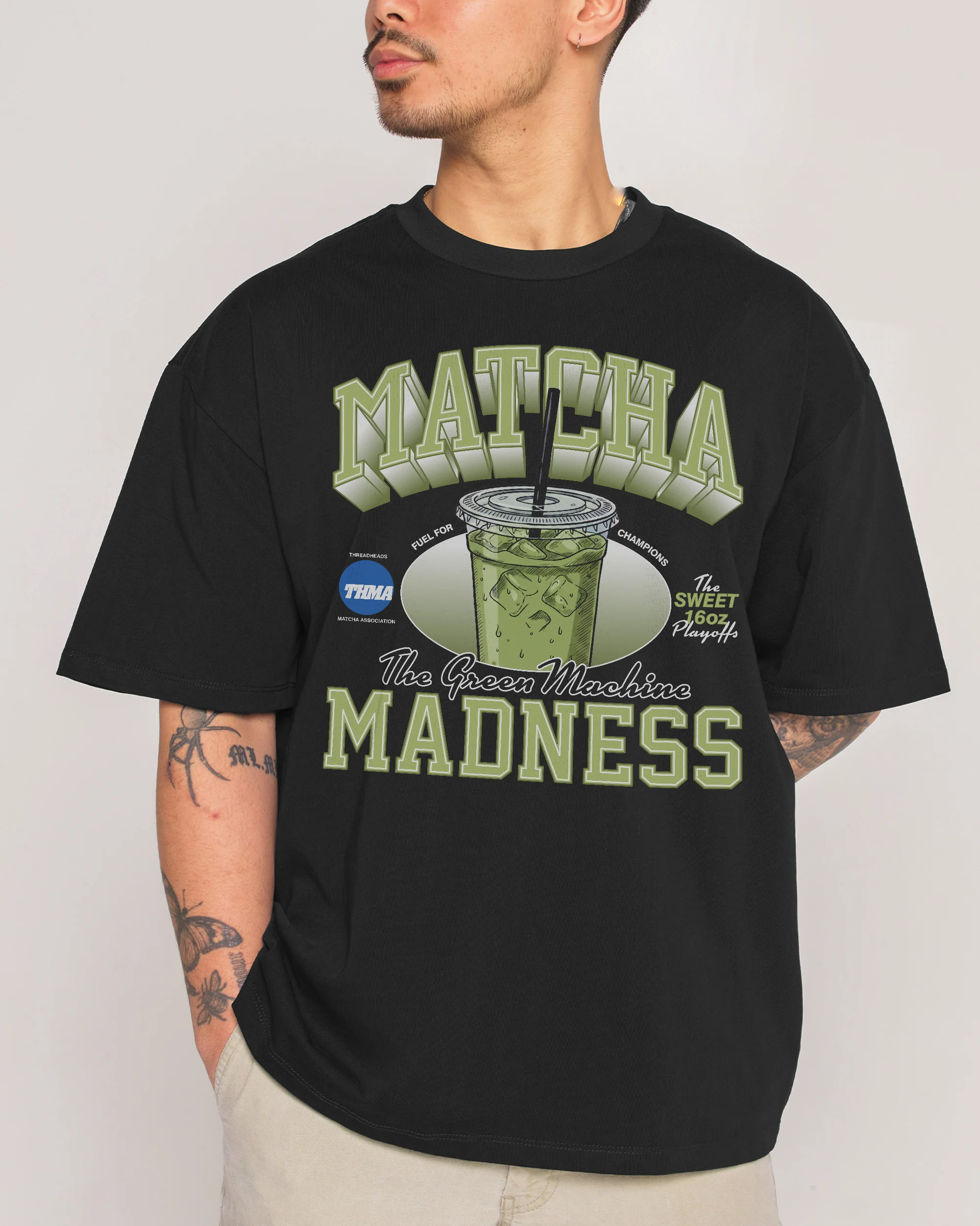Matcha Madness Oversized Tee