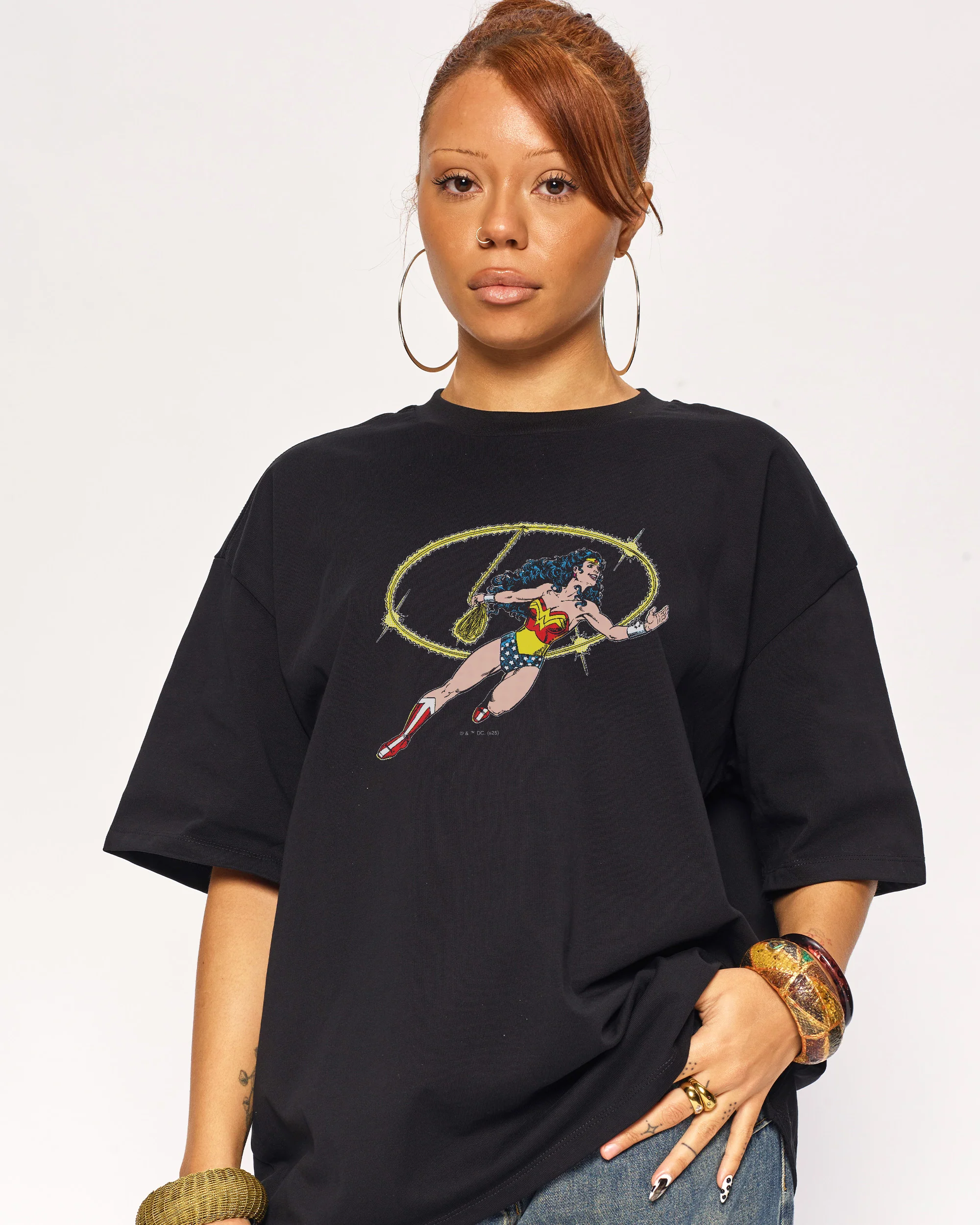 Wonder Woman Lasso of Truth Oversized Tee