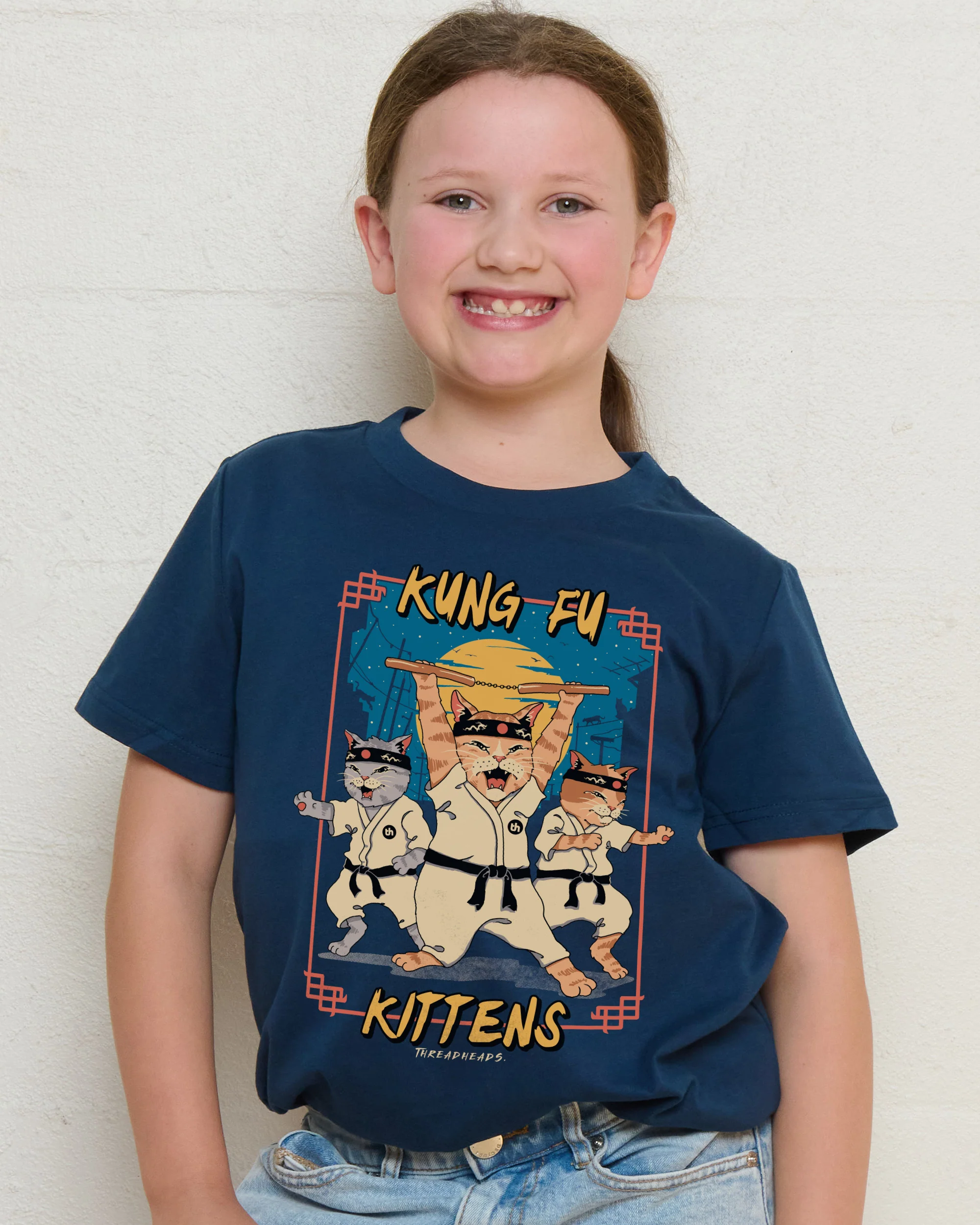 Kung Fu Kittens Kids T-Shirt