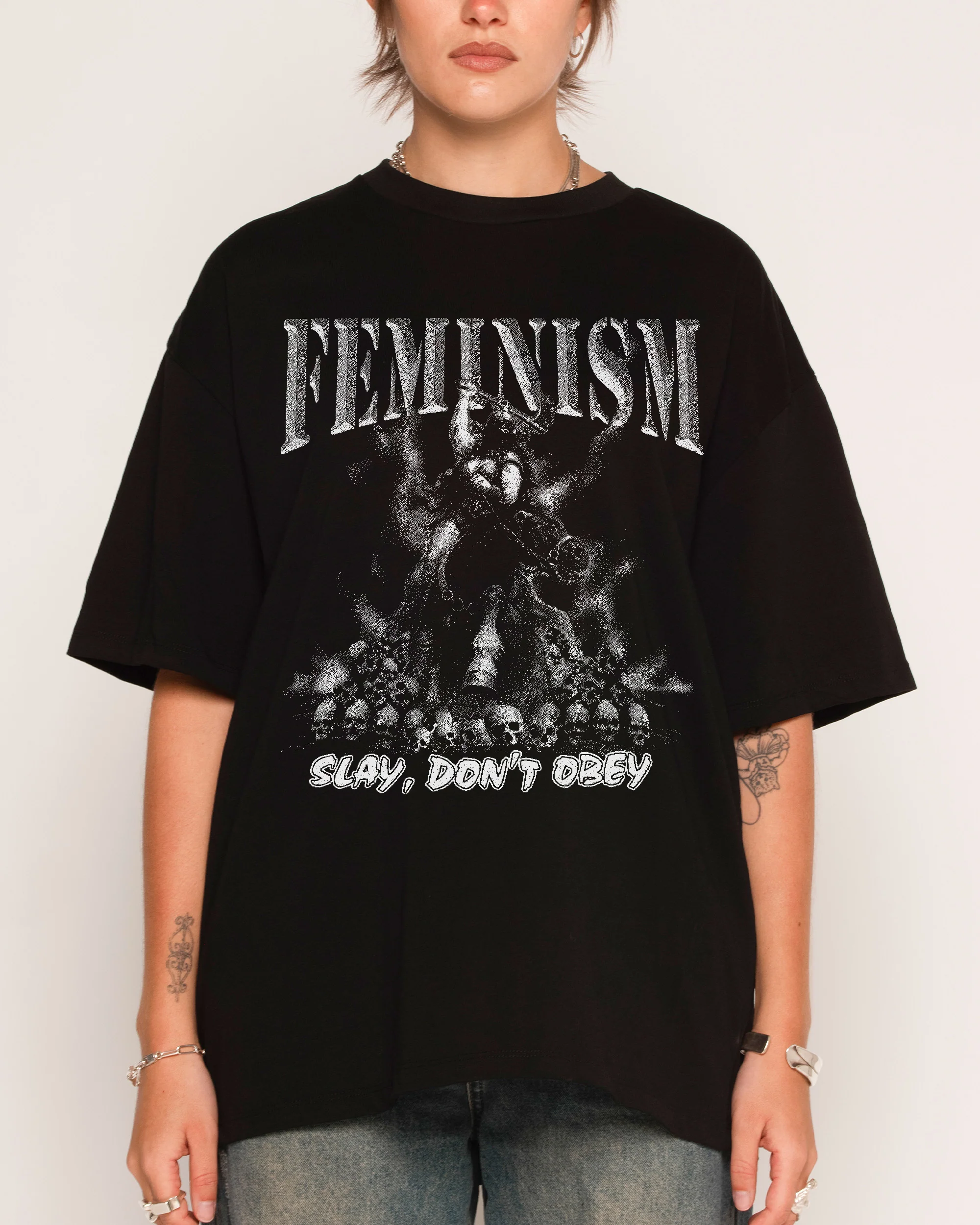 Feminist Raider Oversized Tee