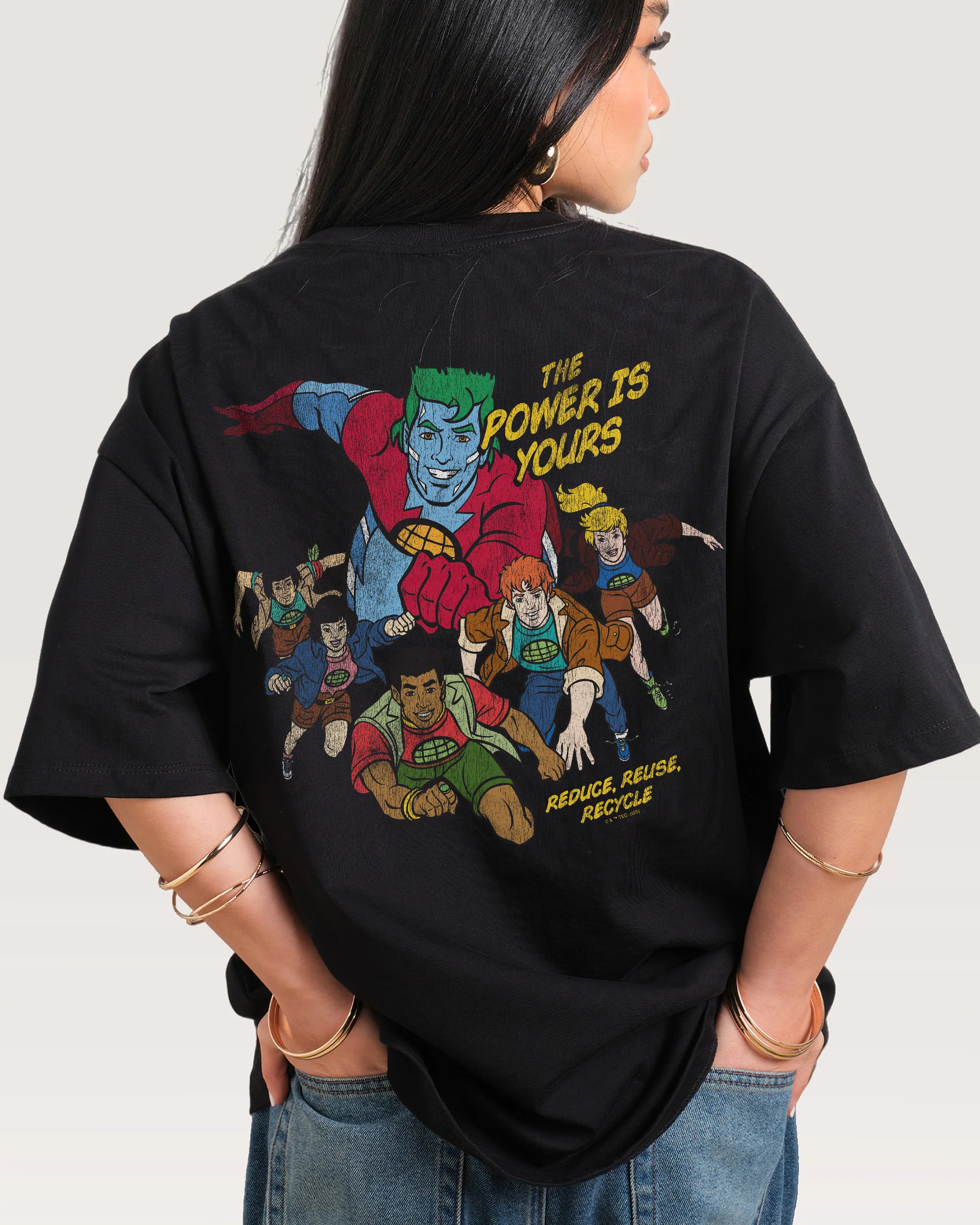 The Power Is Yours Oversized Tee