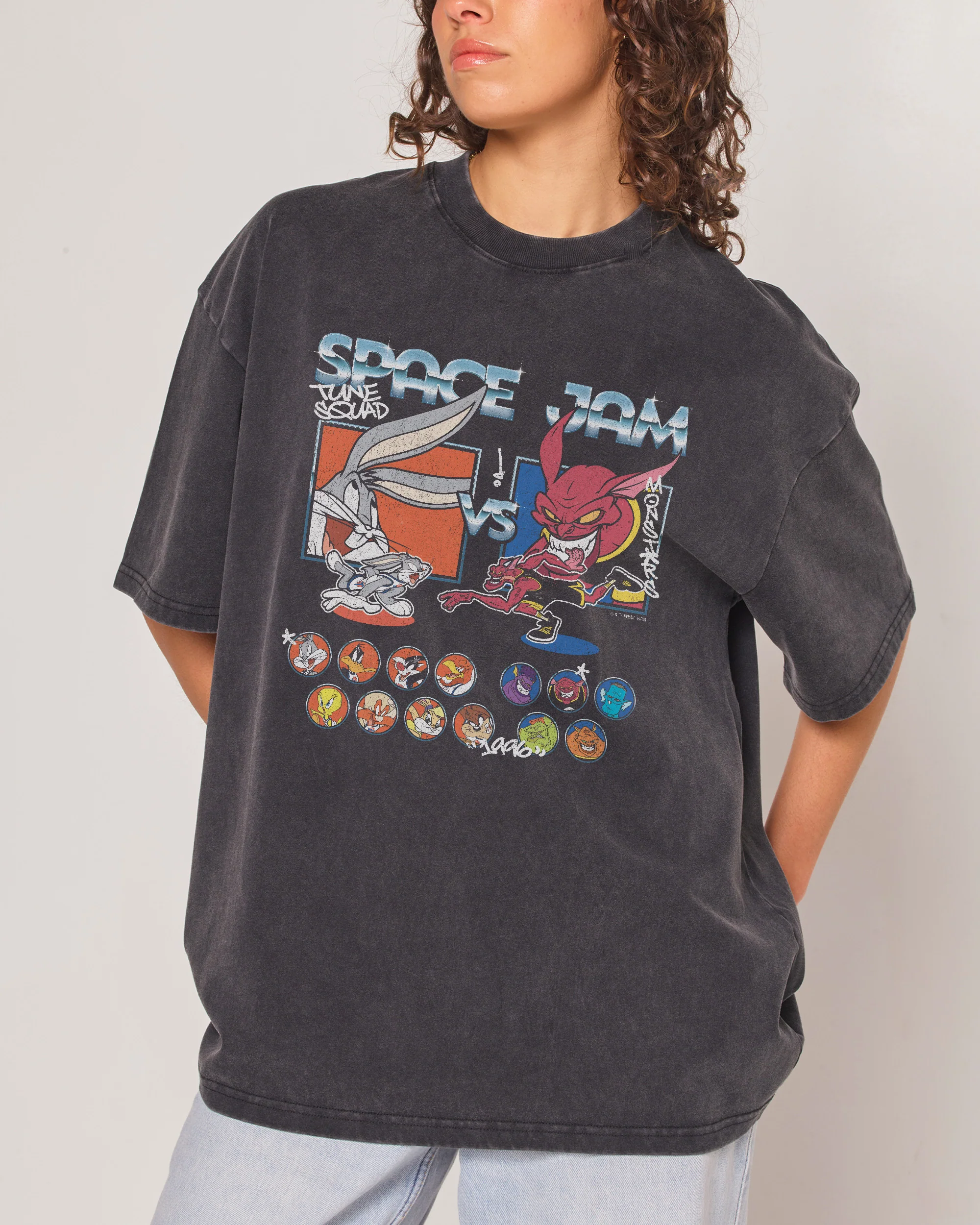 Tune Squad v Monsters Wash Tee